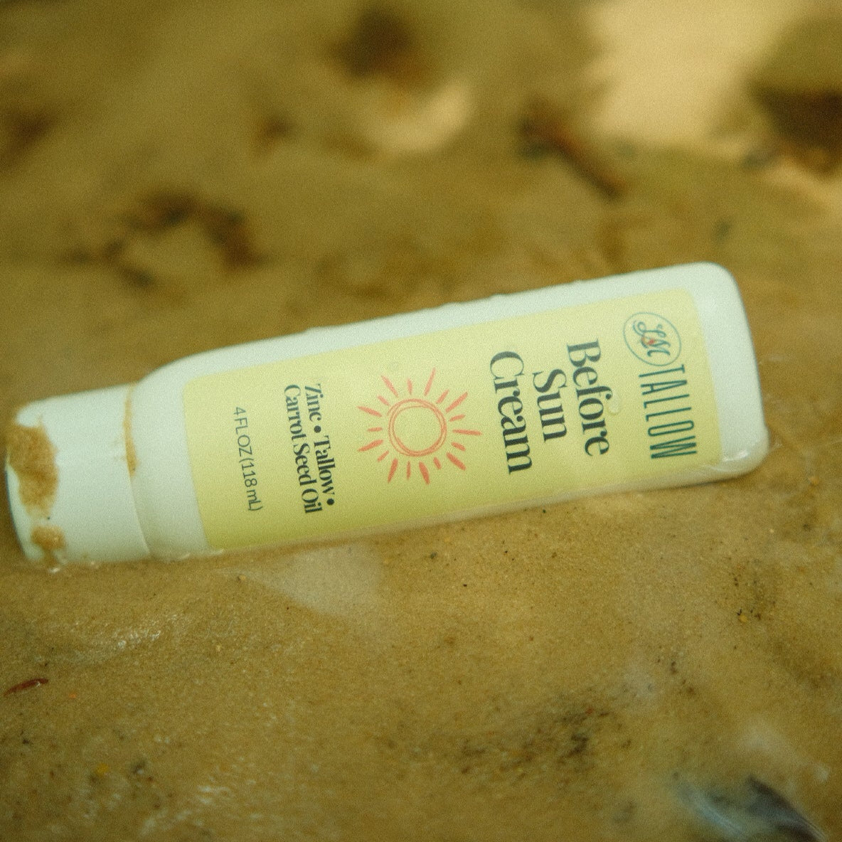 Tallow Before Sun Cream | Beef Tallow Non-Nano Zinc Oxide and Botanical Oils - My American Goods