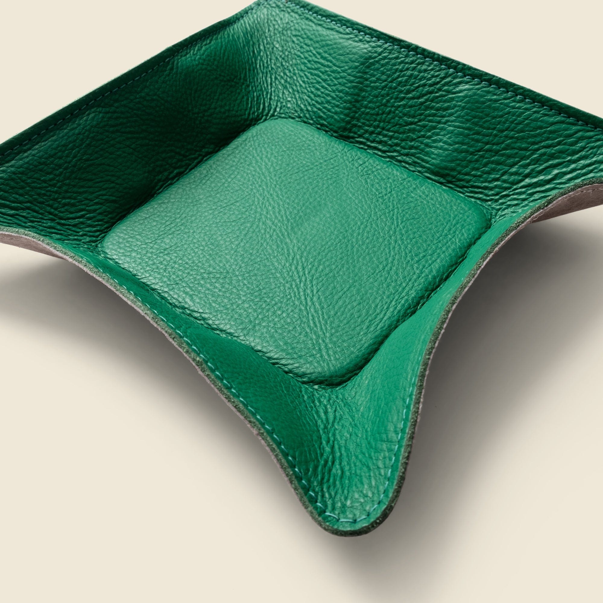 CASUPO Small Leather Goods Travel valet tray - Green