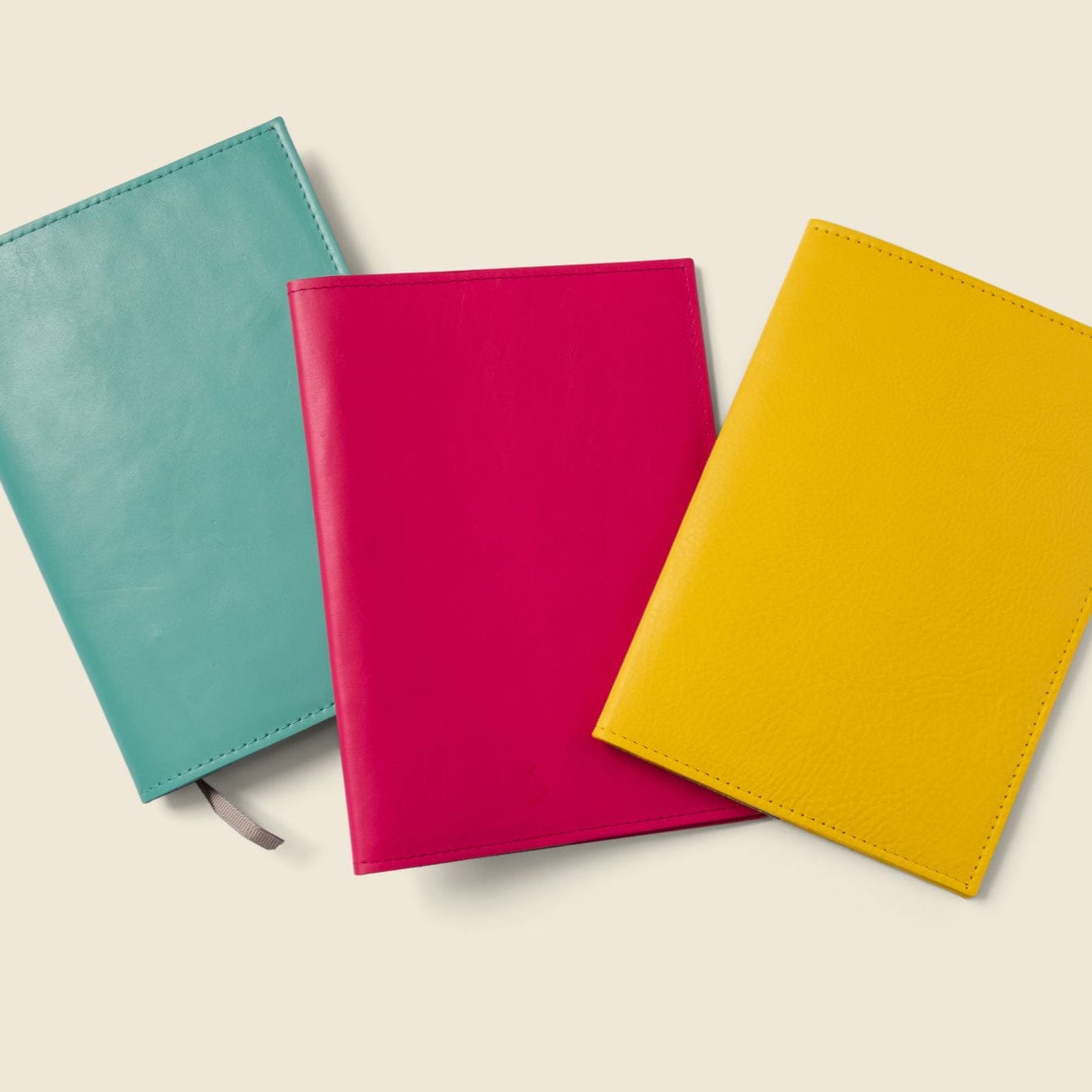 CASUPO Notebook Cover Refillable A5 Leather Notebook Cover – Teal