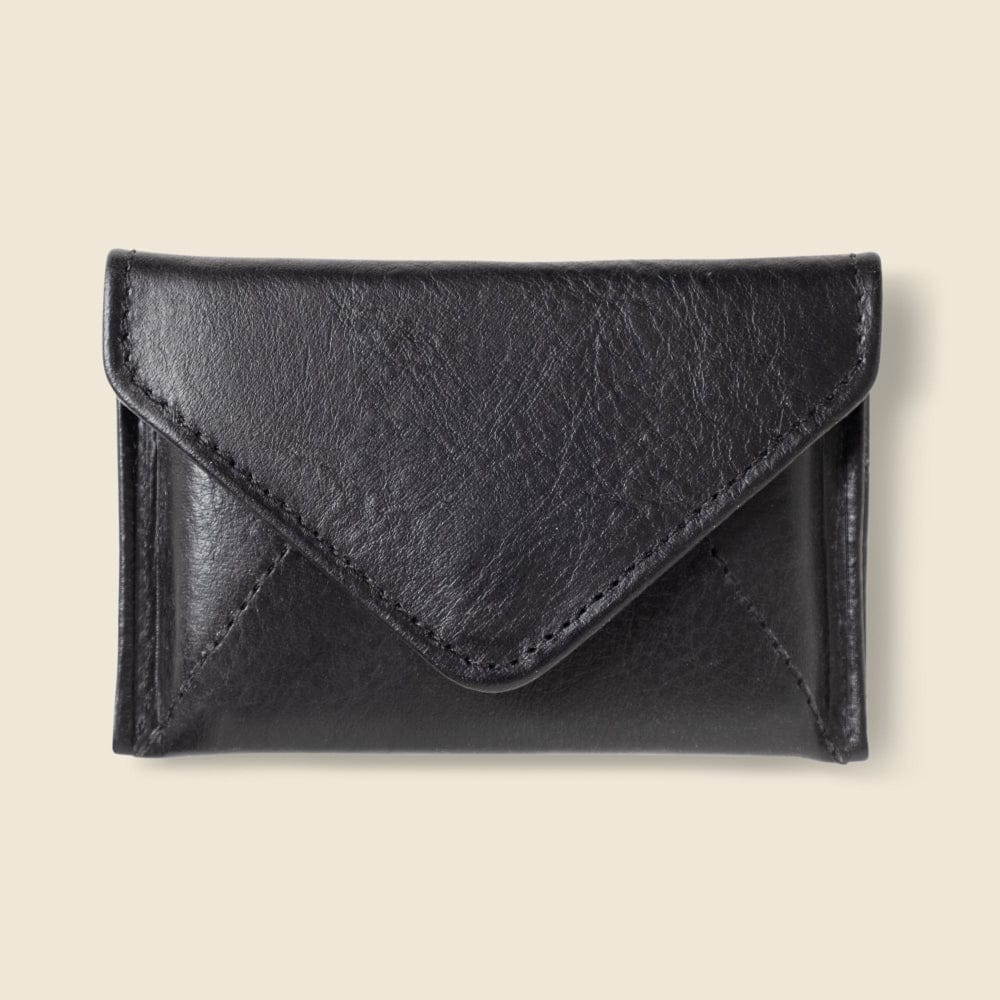 CASUPO Envelope Wallet Mini Envelope Wallet with RFID Protection - Black