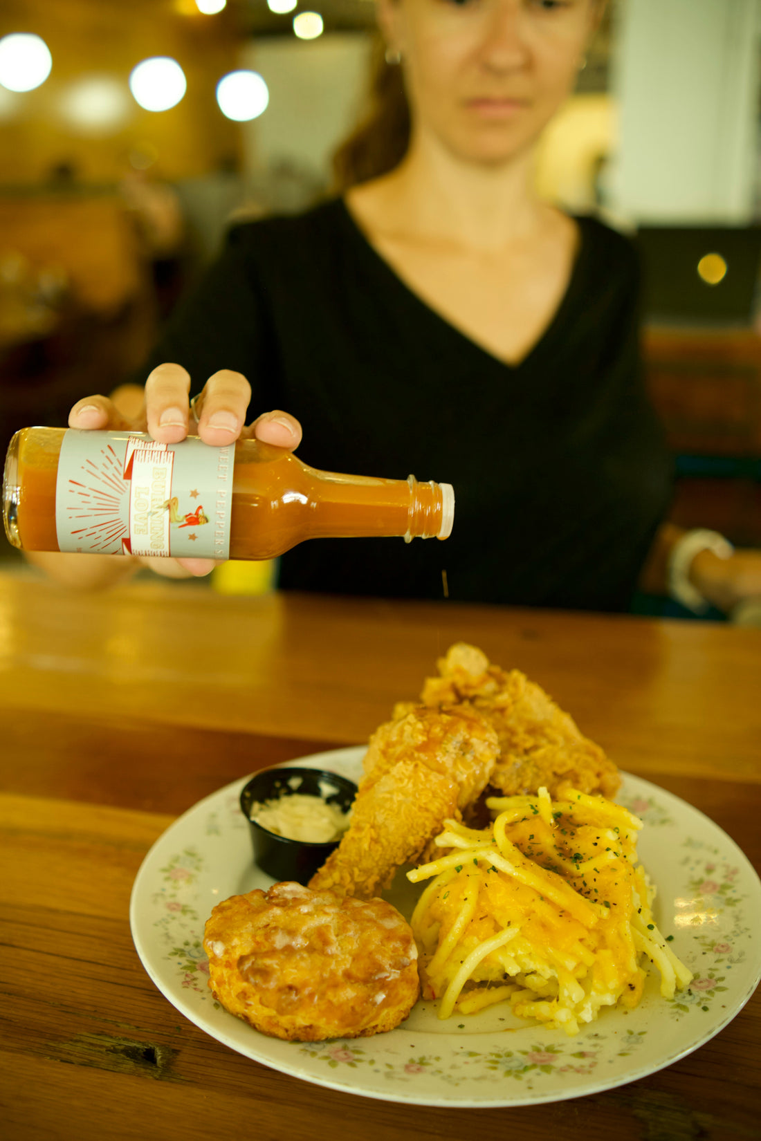 Lady May’s Sweet Heat Sauce – Sweet & Spicy Blend – Handcrafted Chili Sauce – Restaurant Recipe, Small Batch – 6oz Glass Bottle - My American Goods