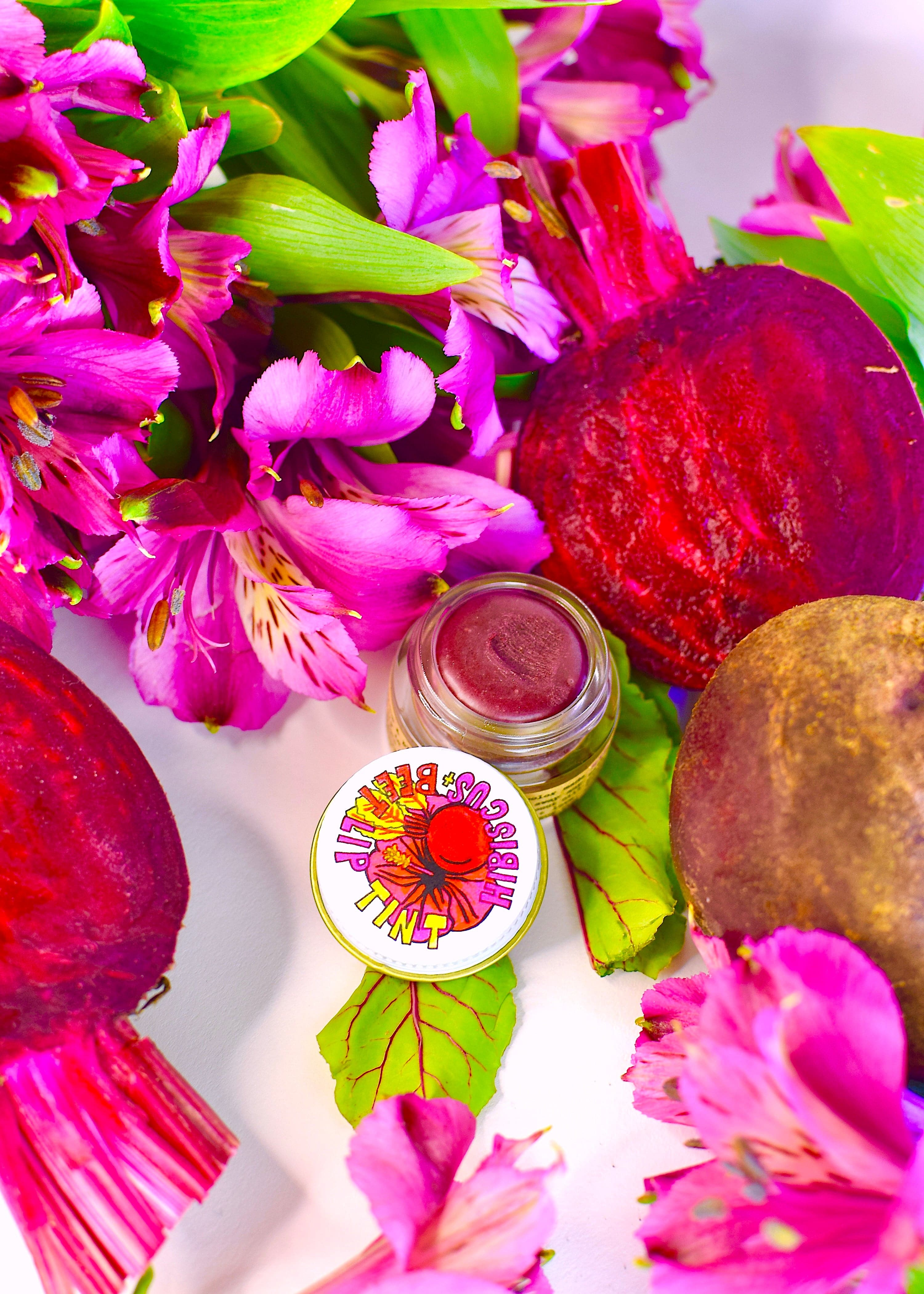 plant makeup Hibiscus + Beet Lip Tint