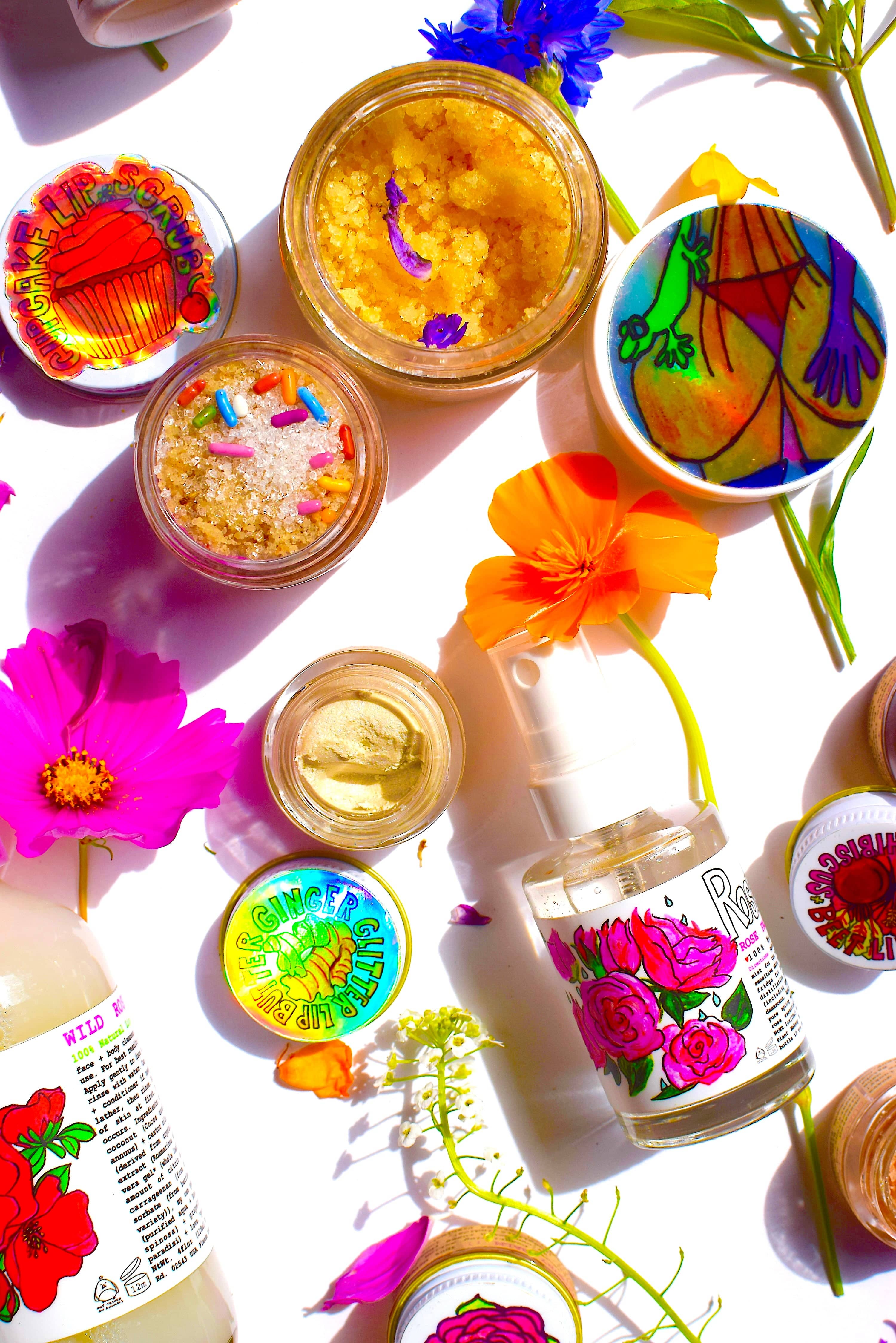 plant makeup Rose Dew Face + Hair Mist