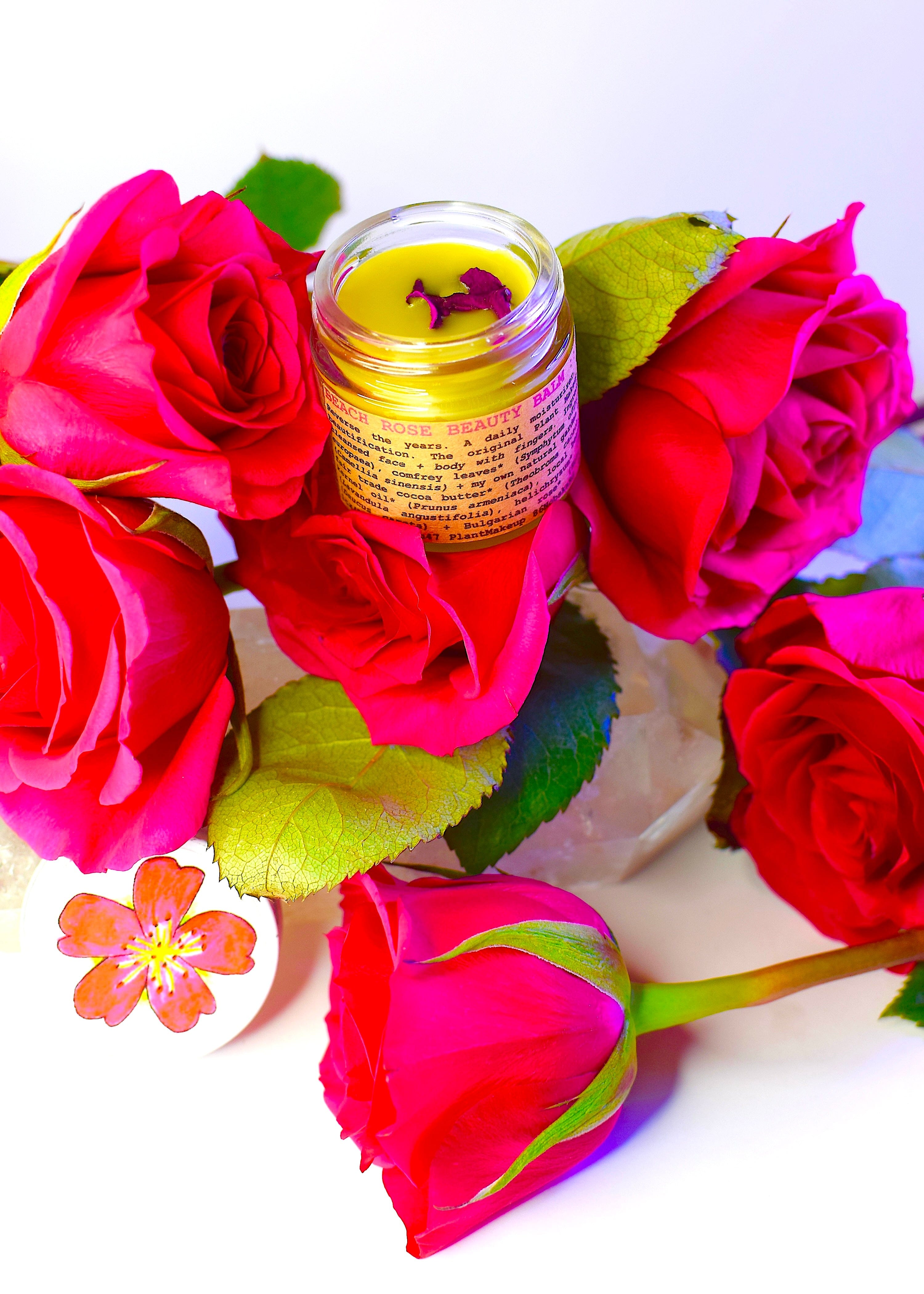 plant makeup Beach Rose Beauty Balm