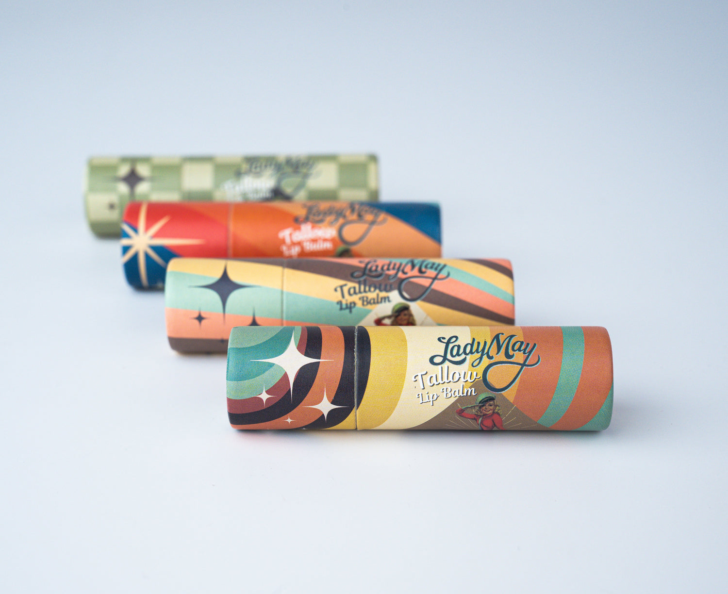 Lady May Tallow Lip Balm | All Natural Beef Tallow Lip Balm - My American Goods