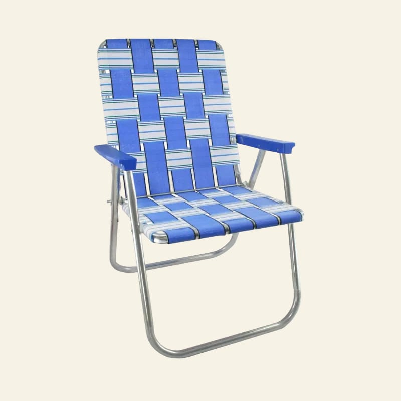 Lawn Chair USA Chairs Classic Blue Sands Classic Chair with Blue Arms