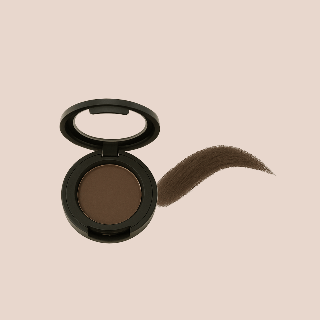 Taylor Made Organics brows deep_brown Brow Powder | organic brow enhancer