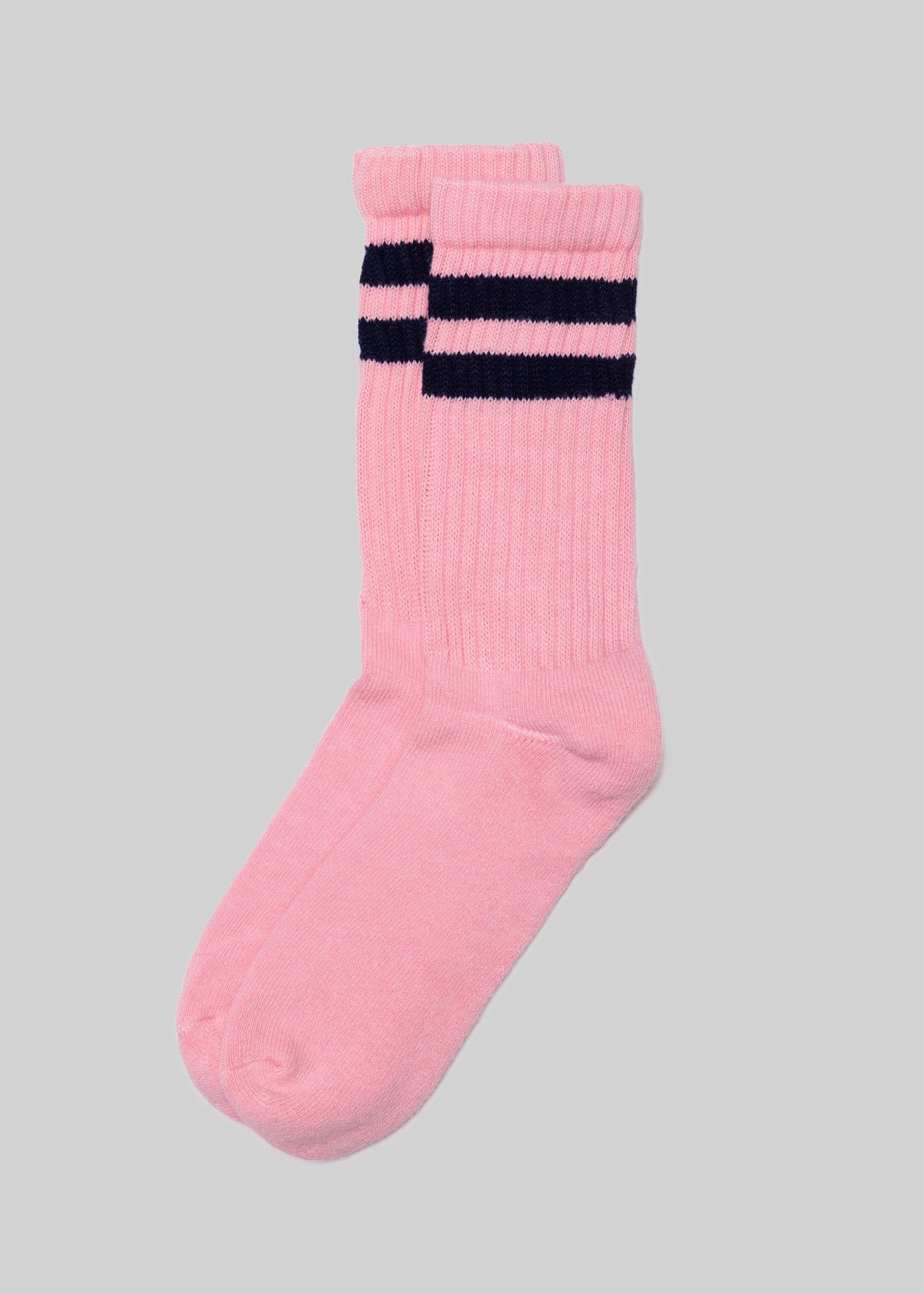 American Trench Socks light pink / One Size The Retro Double Stripe
