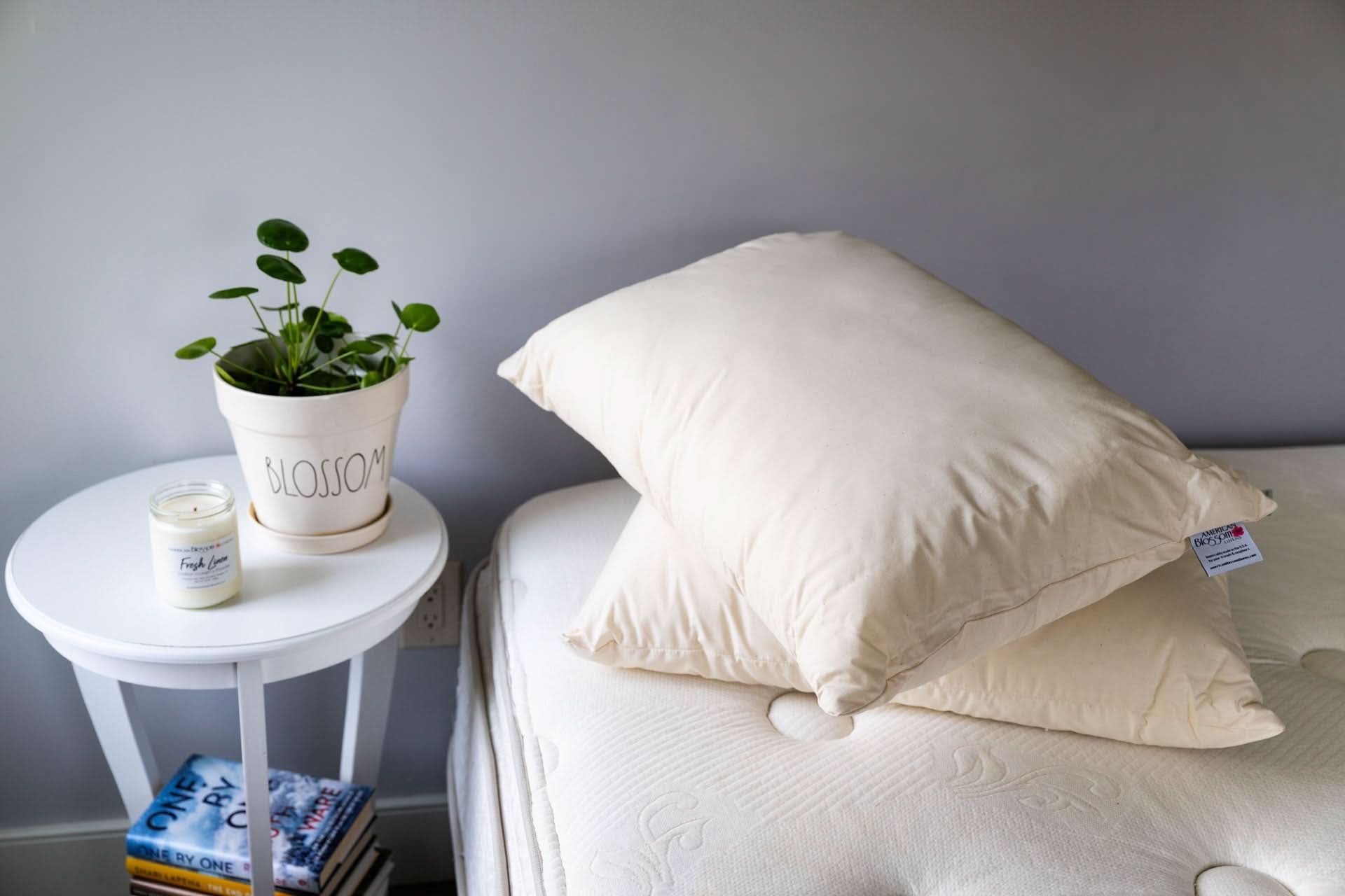 Down Alternative Pillow with Recycled Polyester Fill - My American Goods