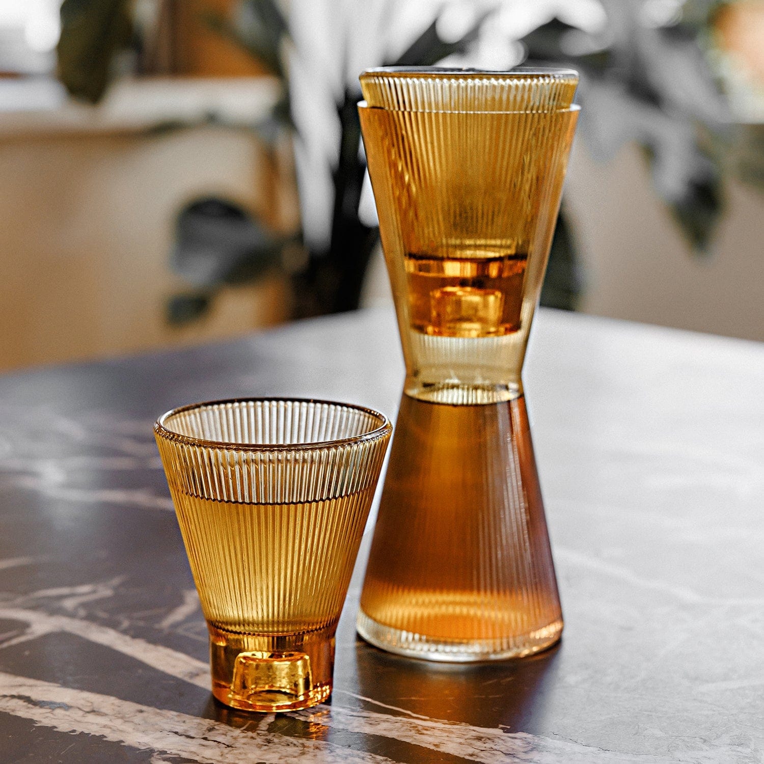 AIZ Glass Carafe in Citron - My American Goods