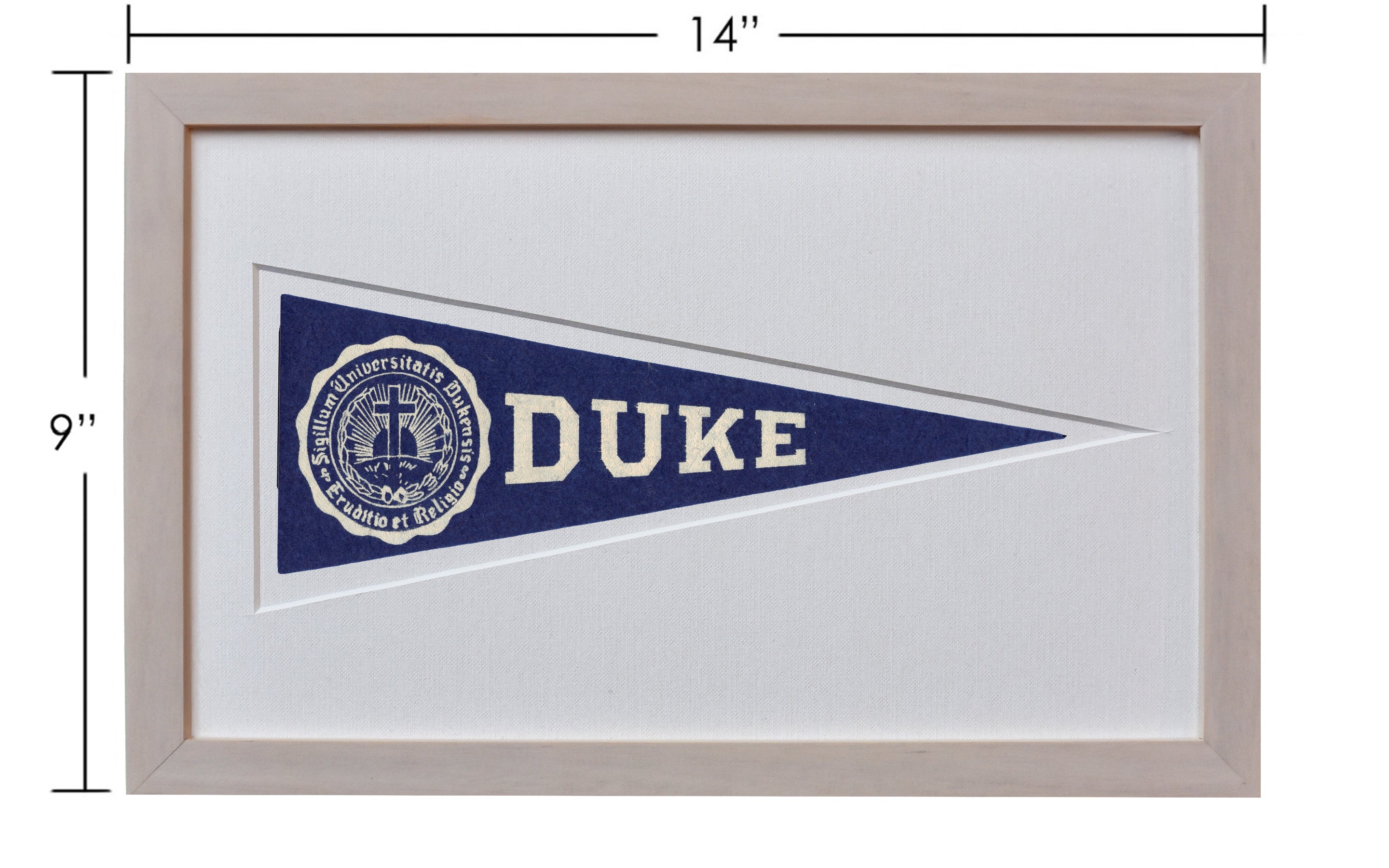 Vintage Duke University Hormel Pennant