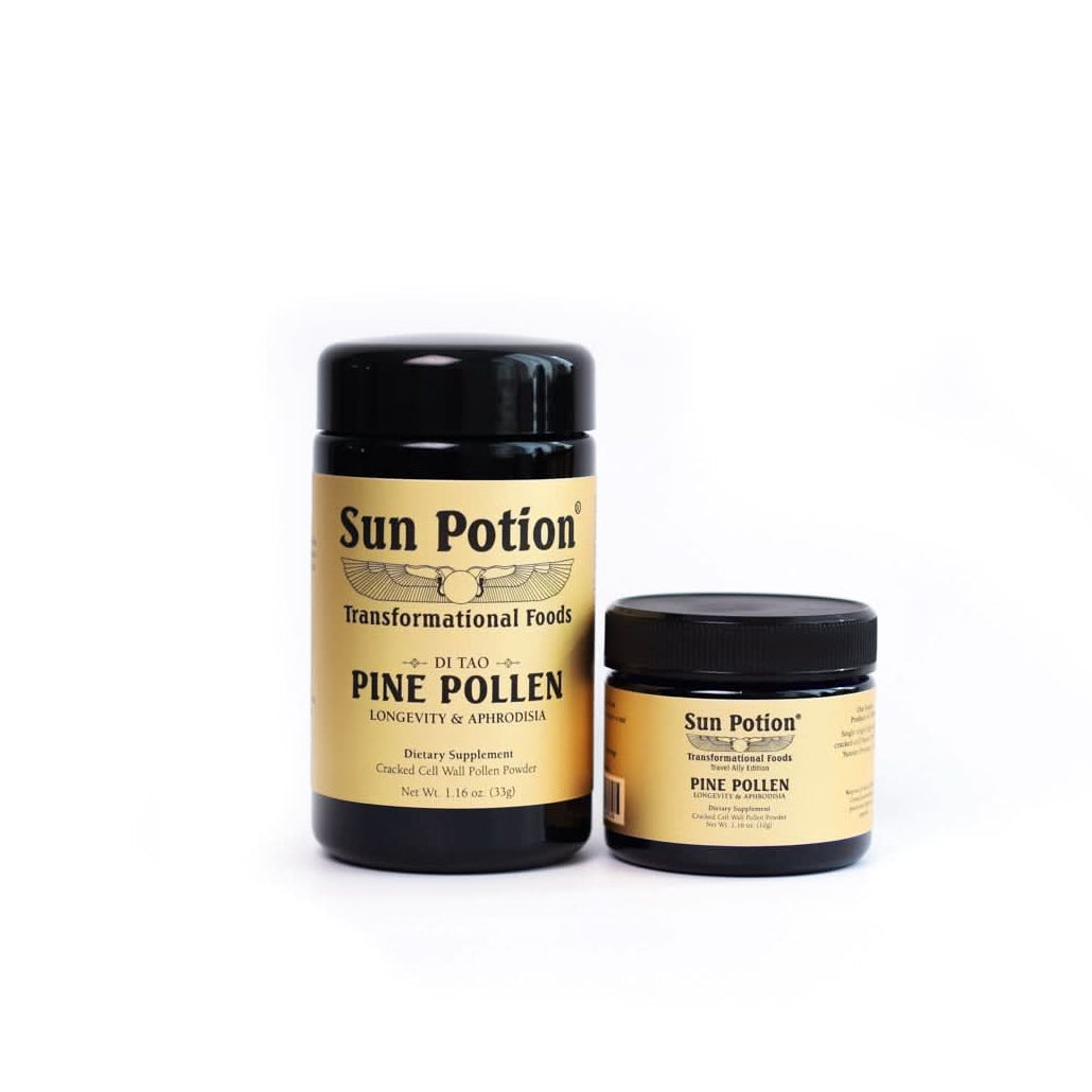 Sun Potion Adaptogen 10 grams Pine Pollen - Travel Ally Edition