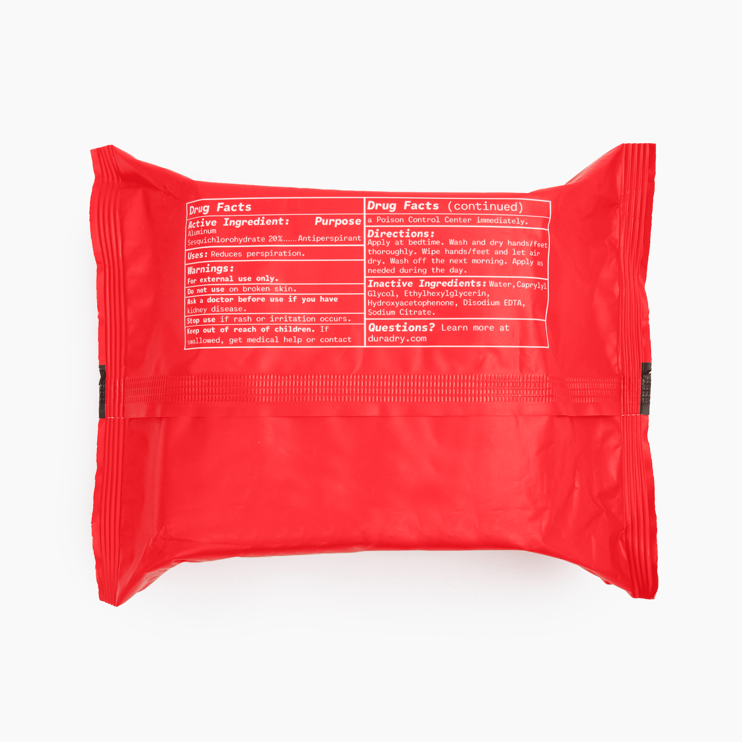 Whole Body Antiperspirant Wipes - My American Goods