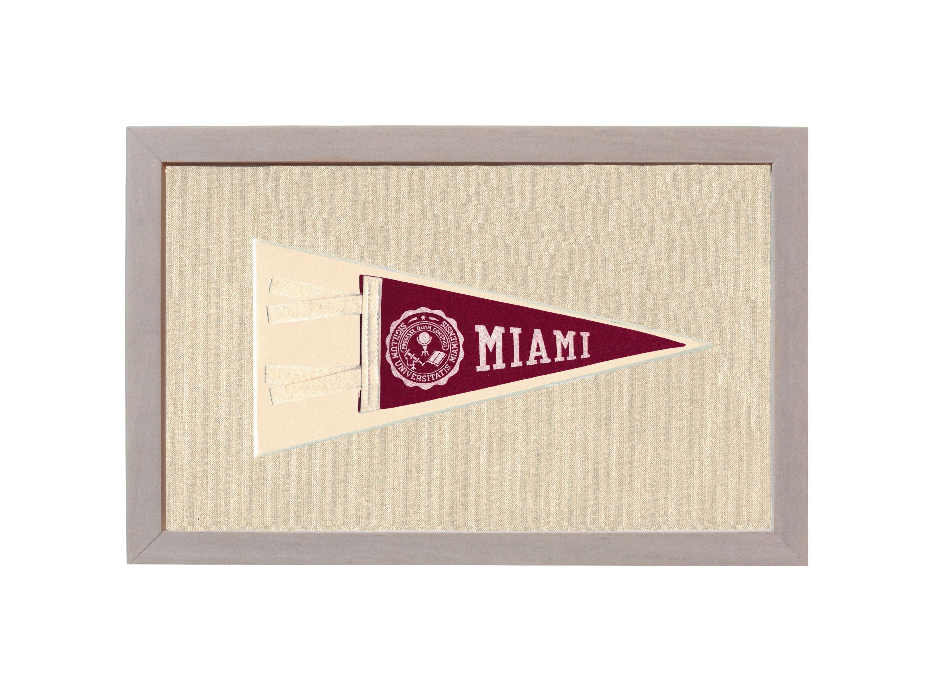Americana Memories Vintage Pennants and Memorabilia Vintage Miami University Pennant