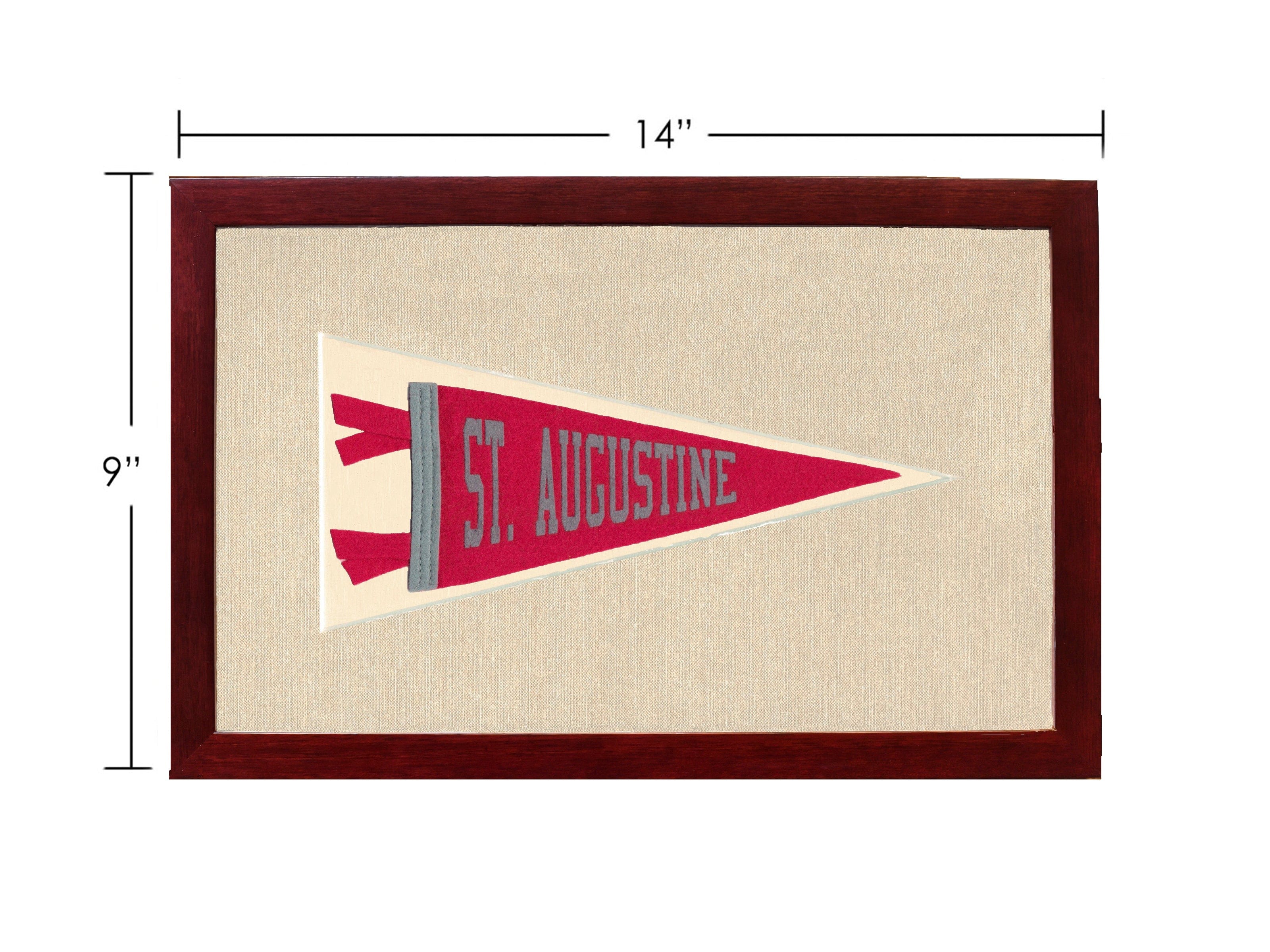Americana Memories Vintage Pennants and Memorabilia Vintage St Augustine Pennant