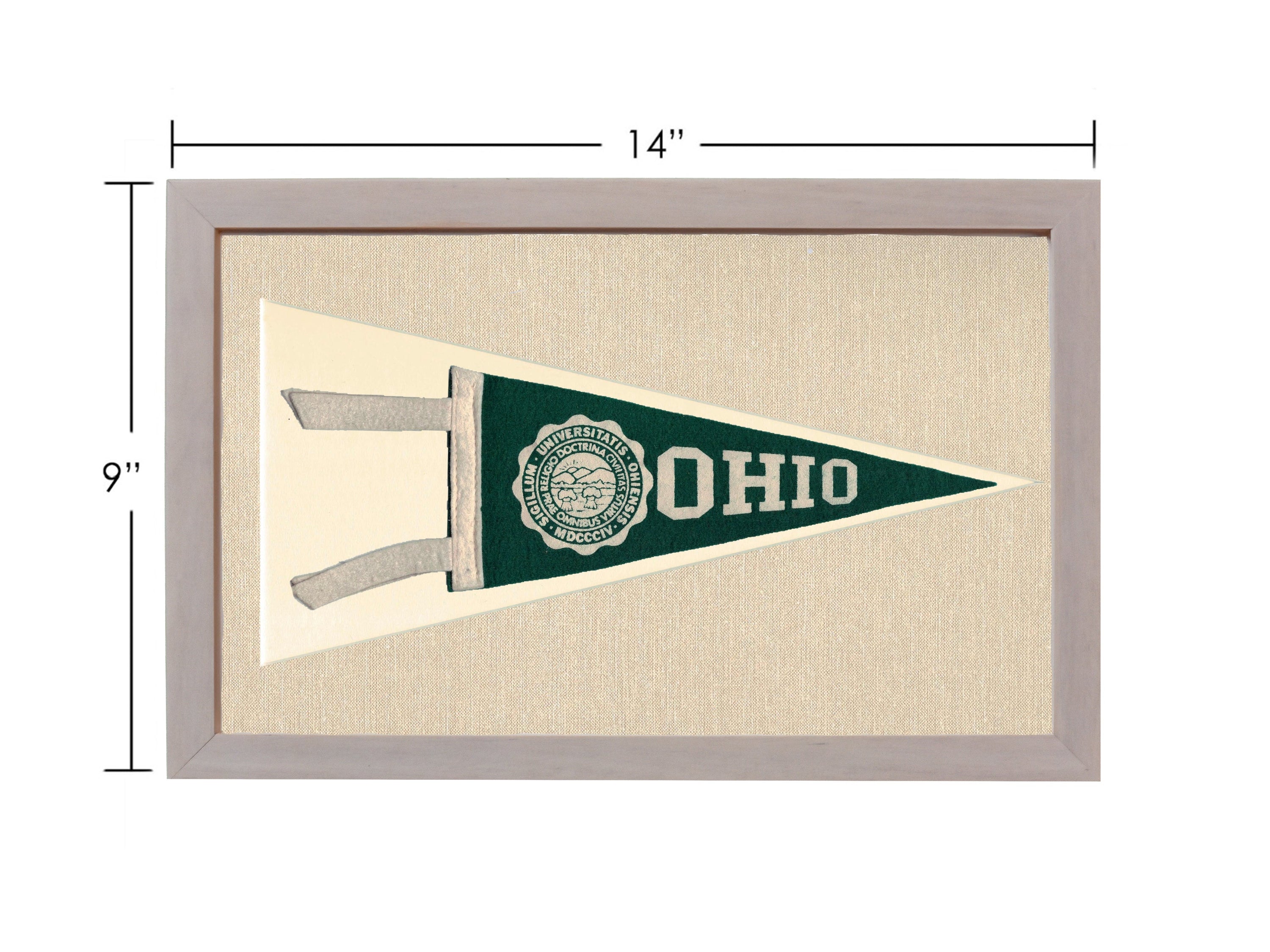 Vintage Ohio University Pennant