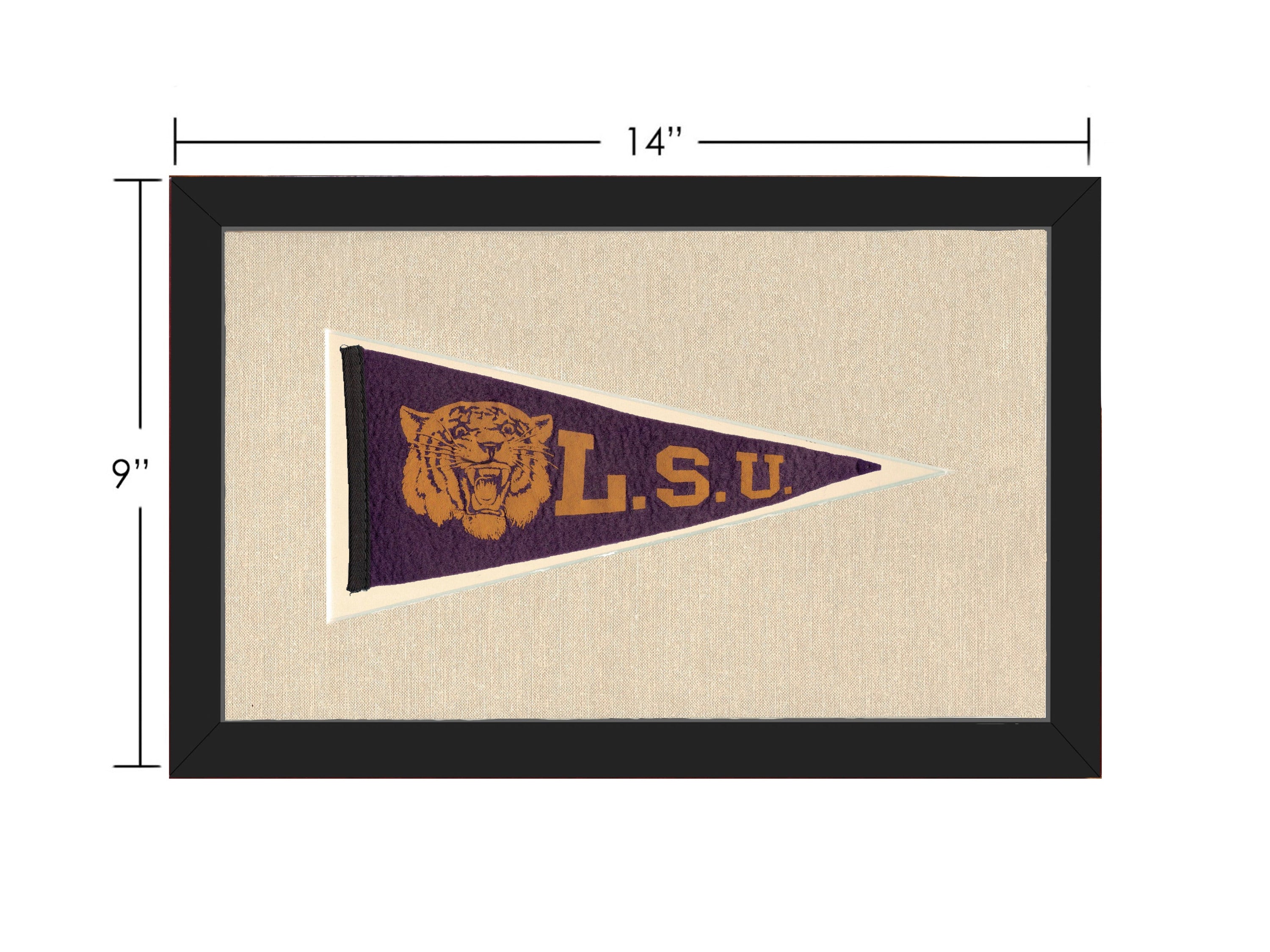 Vintage Louisiana State University Pennant