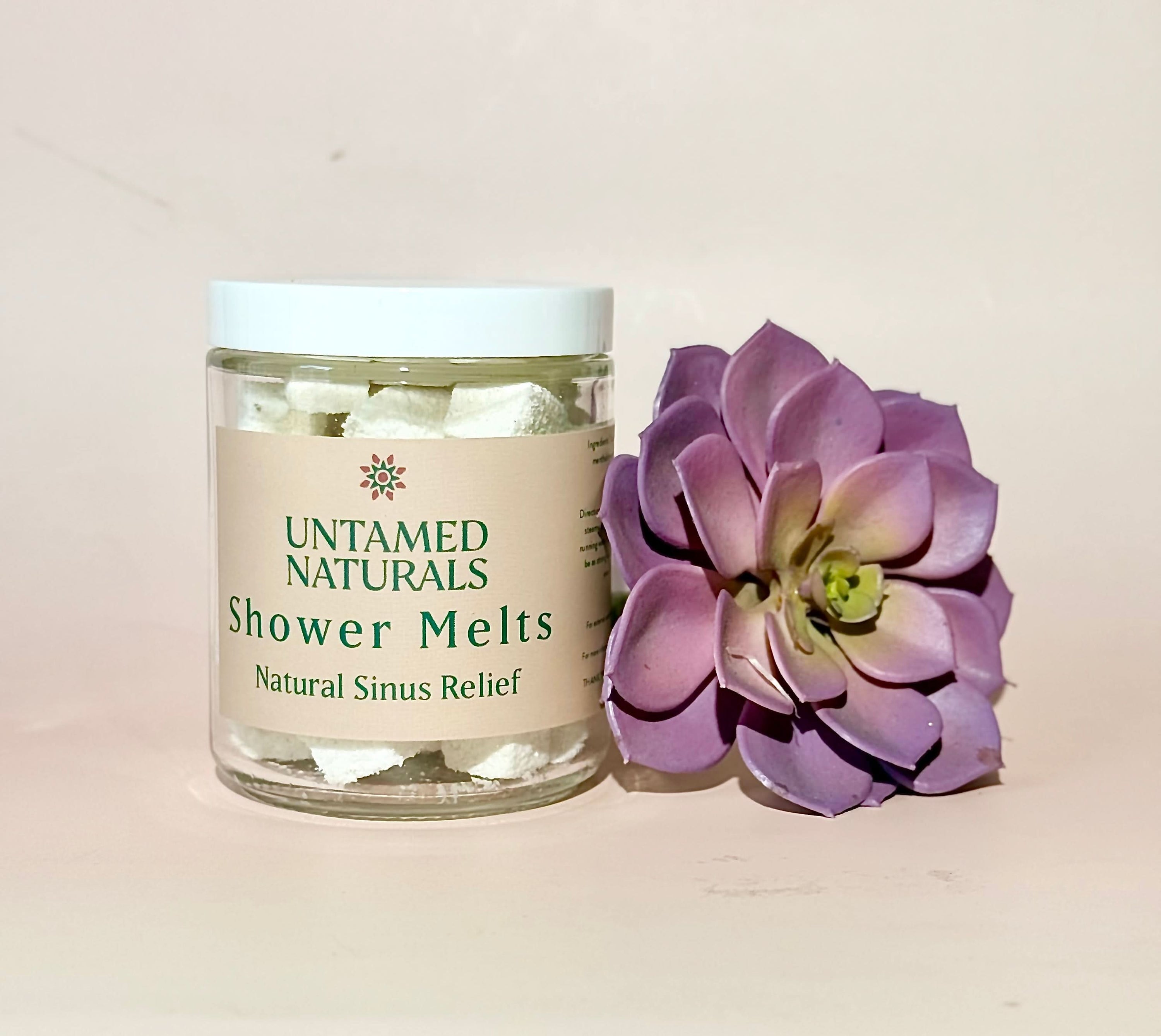 UnTamed Naturals Jar, 8oz Shower Melts, Sinus Blend