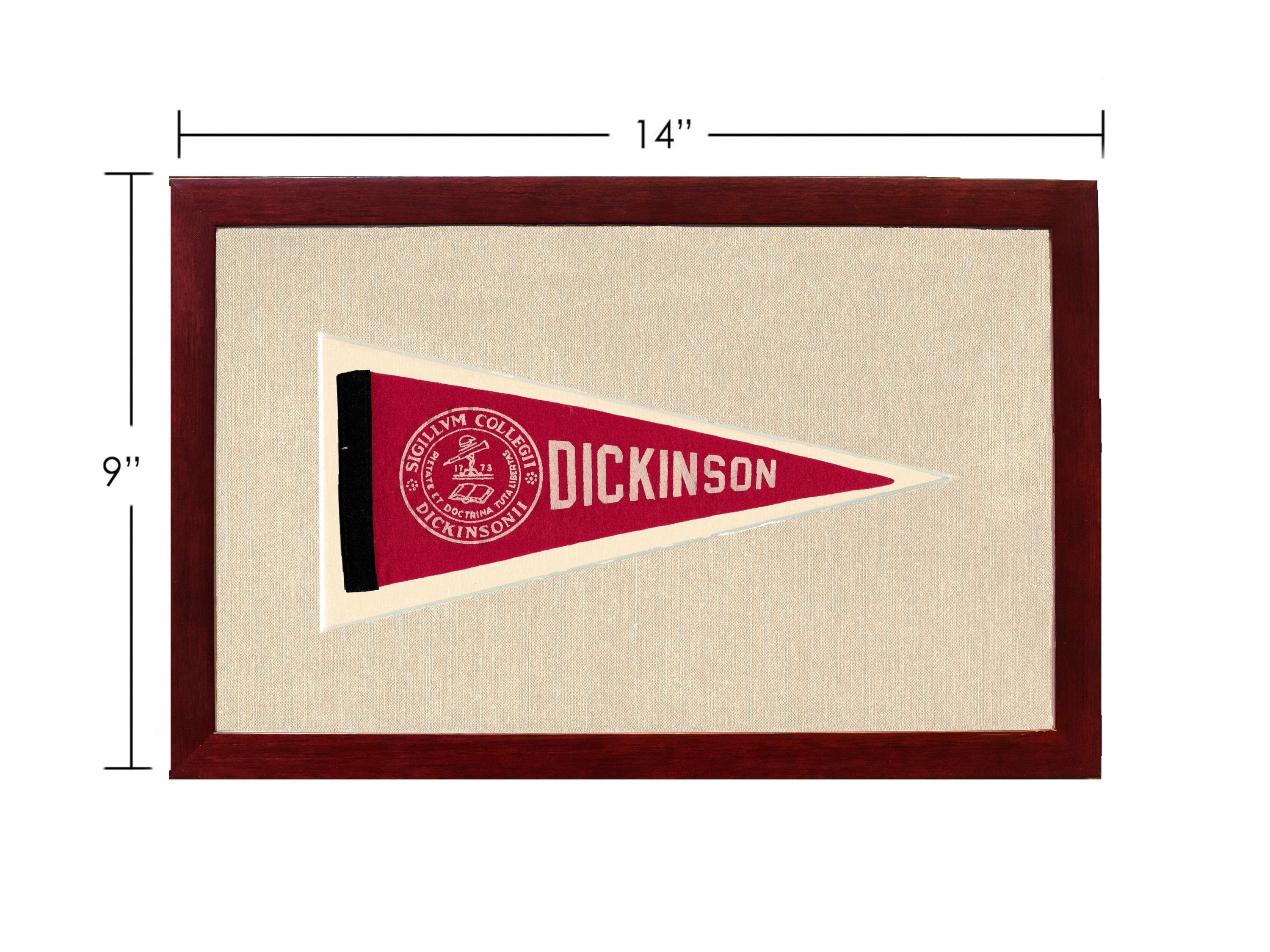 Americana Memories Vintage Pennants and Memorabilia Vintage Dickinson College Pennant