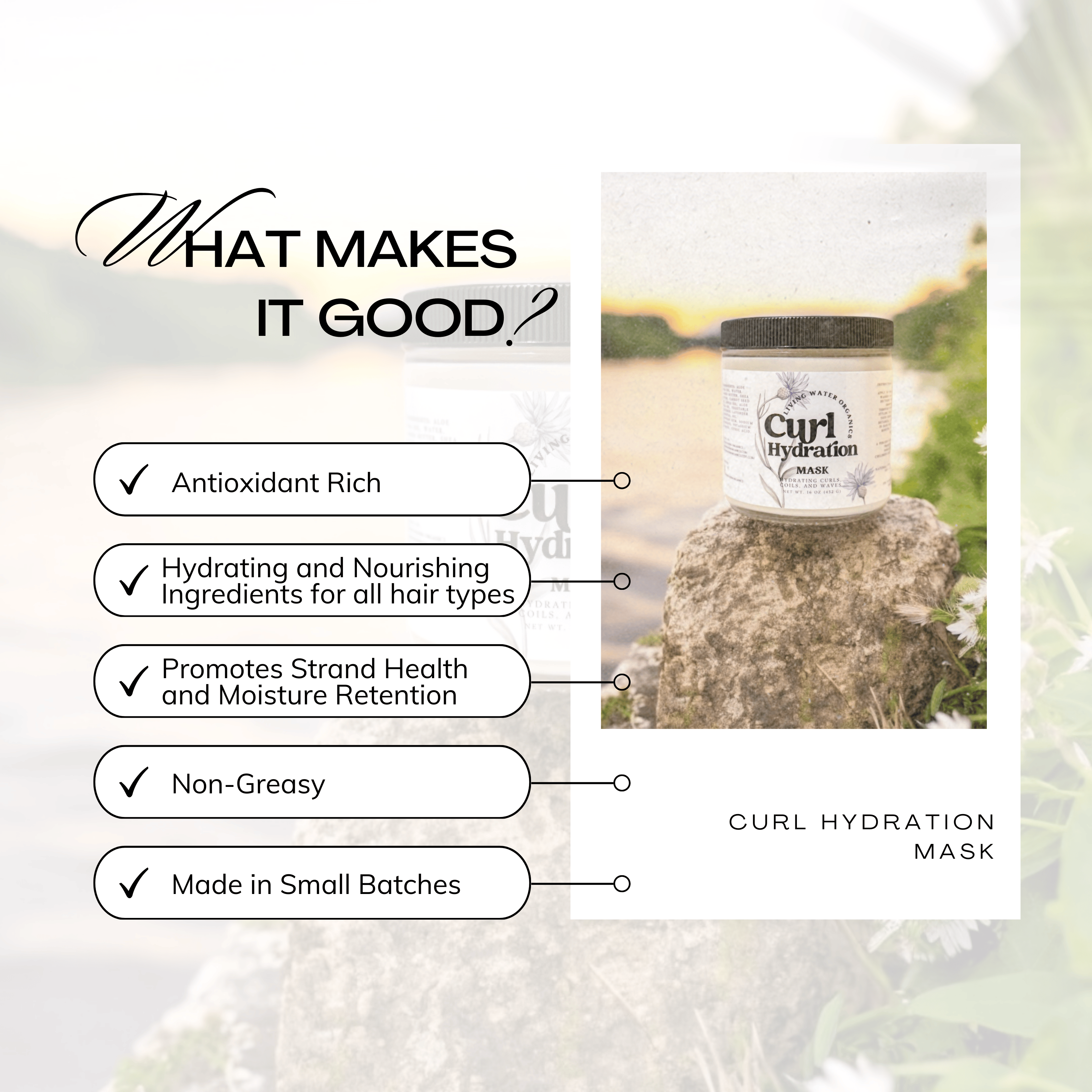 Curl Hydration Mask - My American Goods