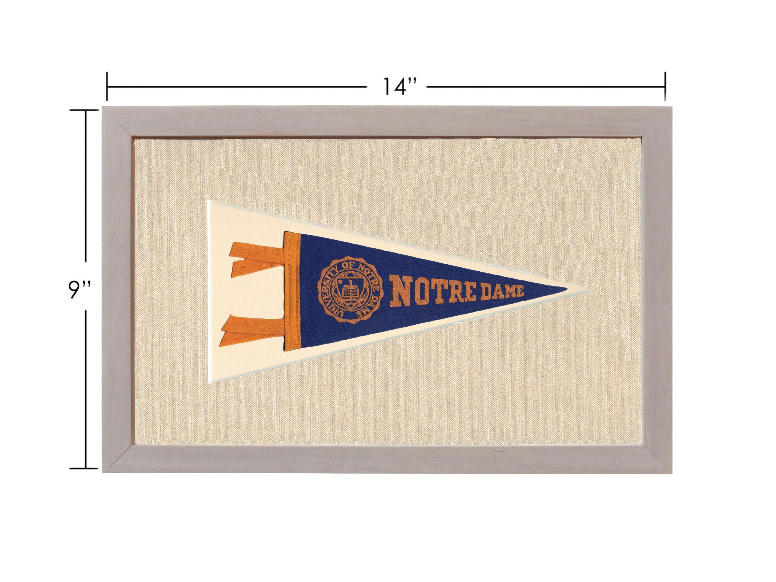 Vintage Notre Dame Pennant