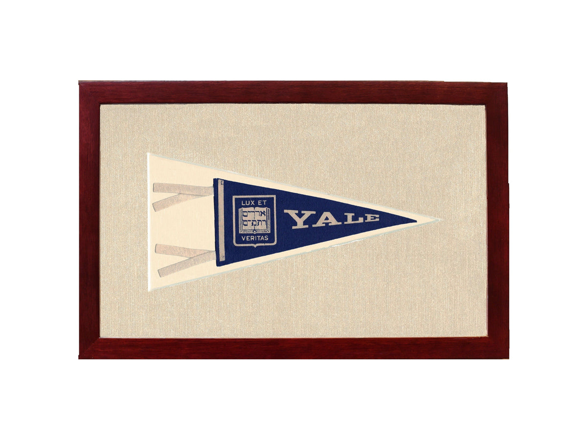 Americana Memories Vintage Pennants and Memorabilia Vintage Yale University Pennant