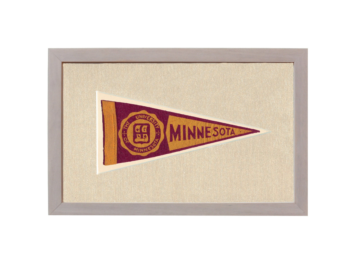 Americana Memories Vintage Pennants and Memorabilia Vintage University of Minnesota Pennant