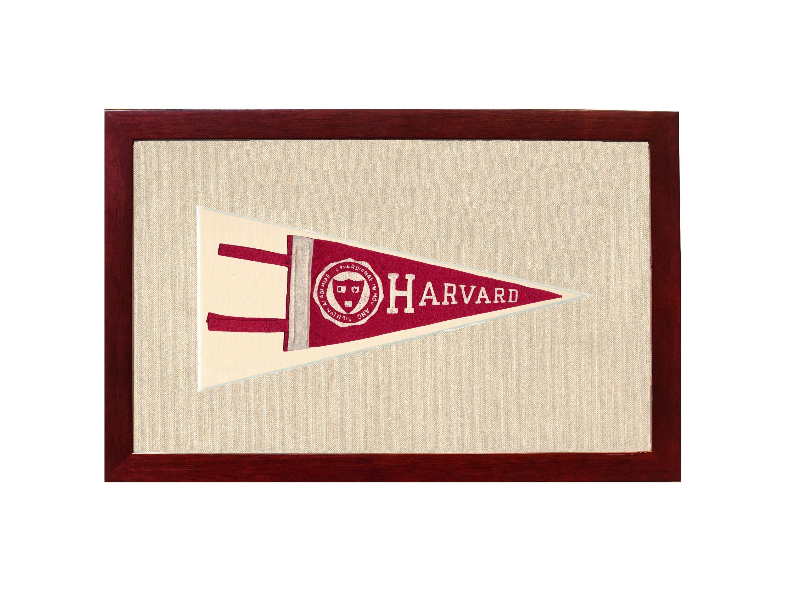 Americana Memories Vintage Pennants and Memorabilia Vintage Harvard Pennant