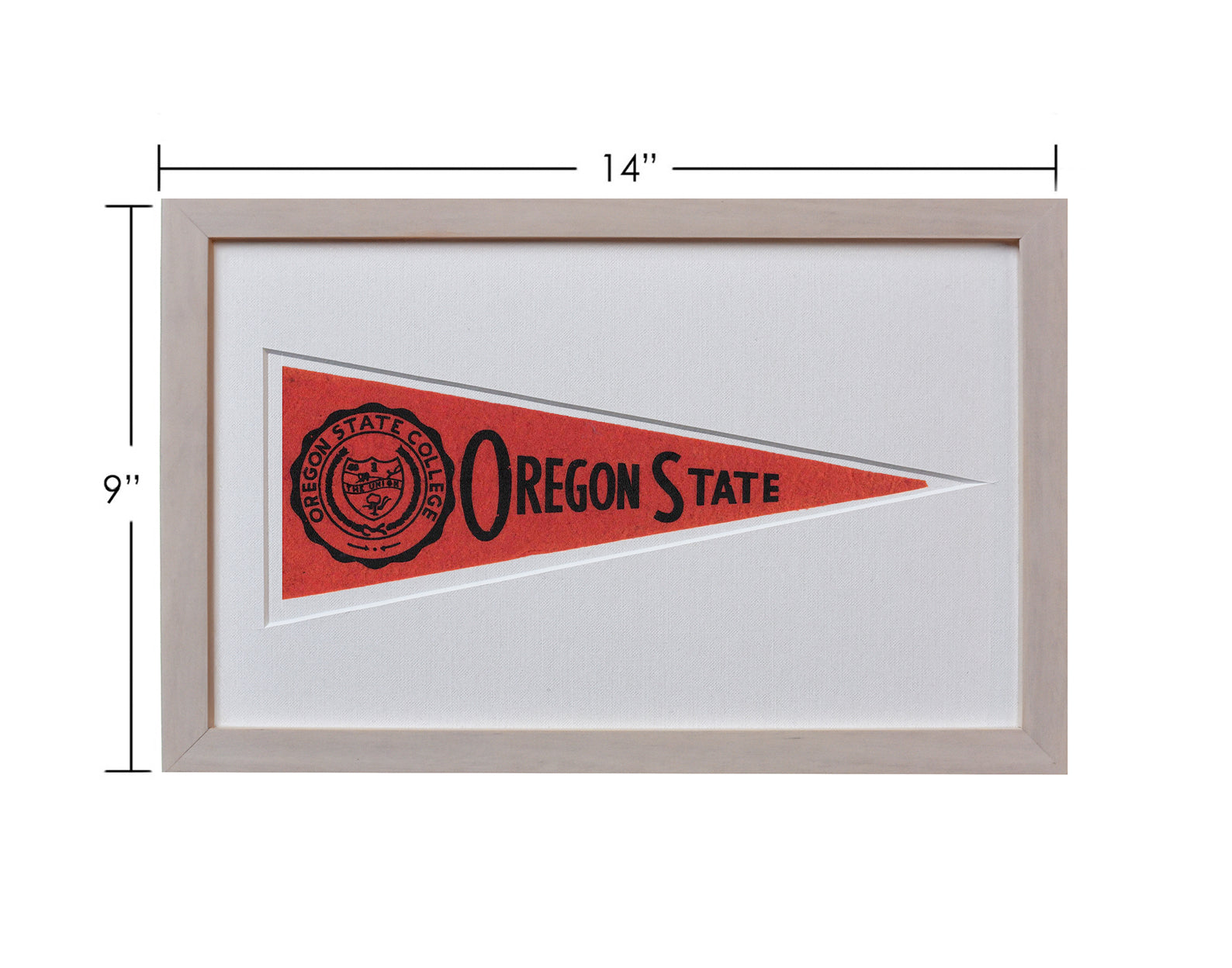 Vintage Oregon State Hormel Pennant