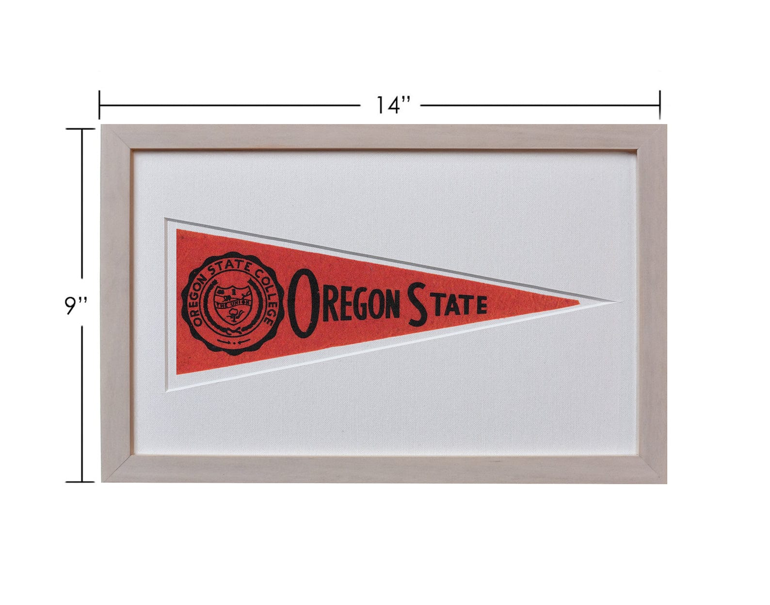 Americana Memories Vintage Oregon State Hormel Pennant