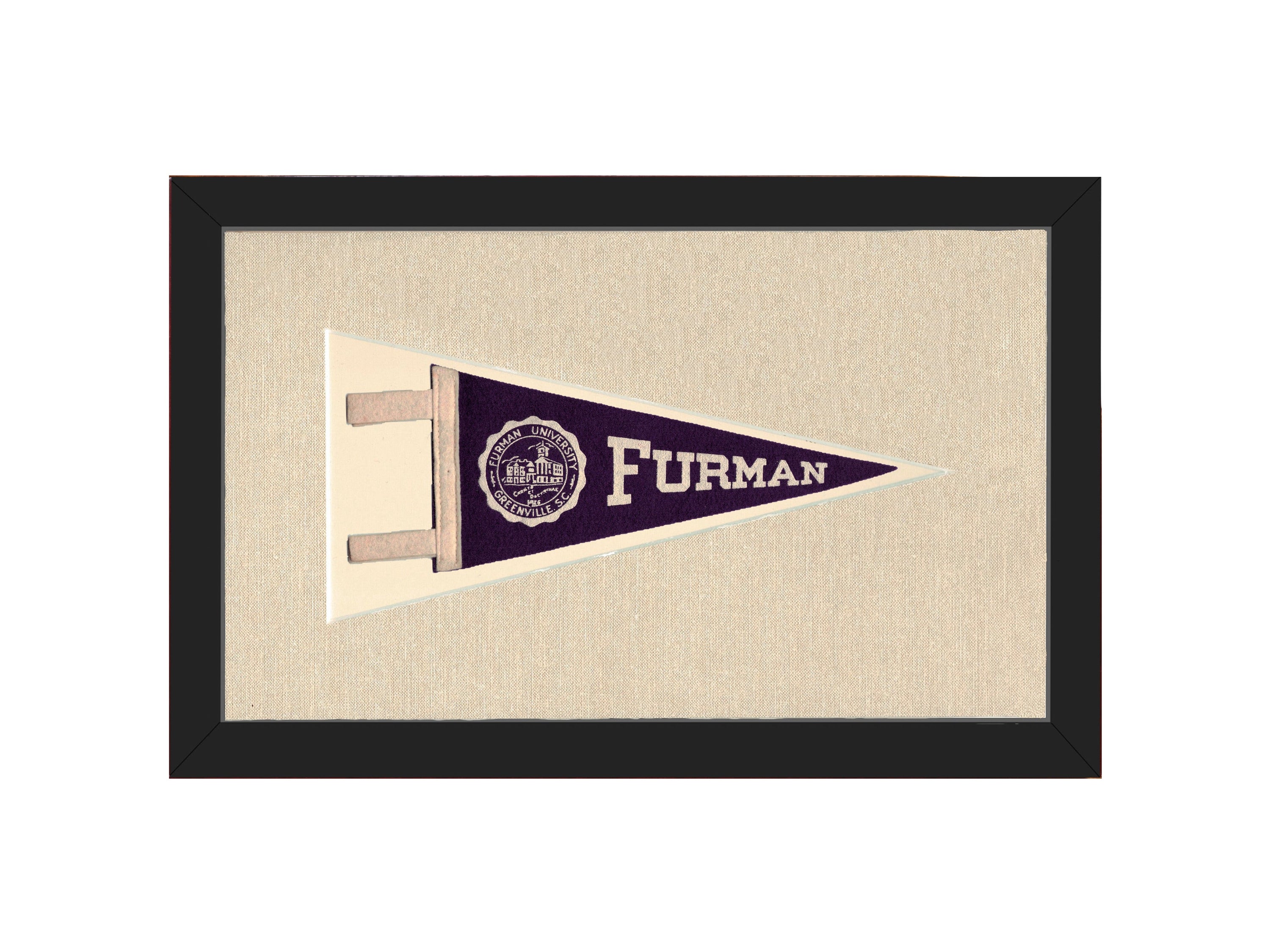 Vintage Furman University Pennant