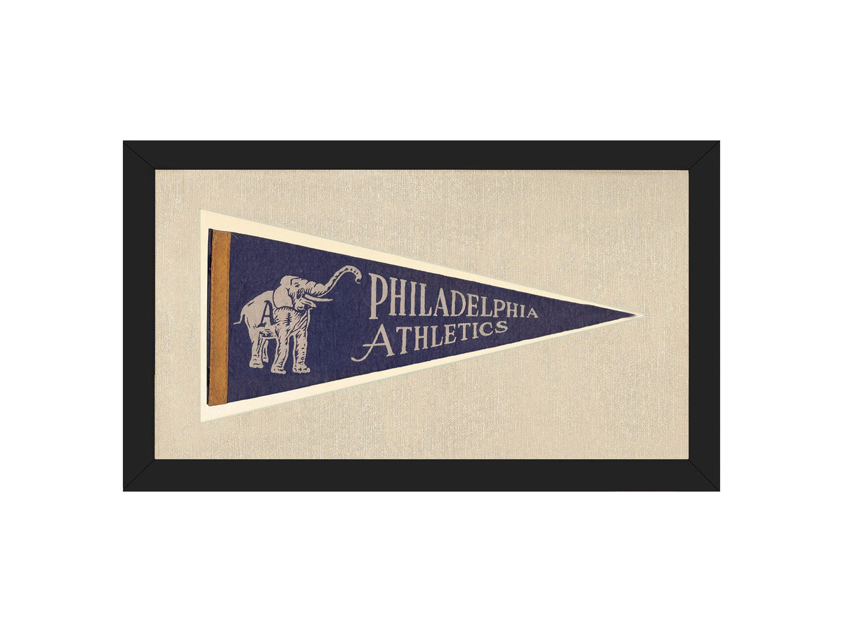 Vintage Philadelphia Athletics Pennant
