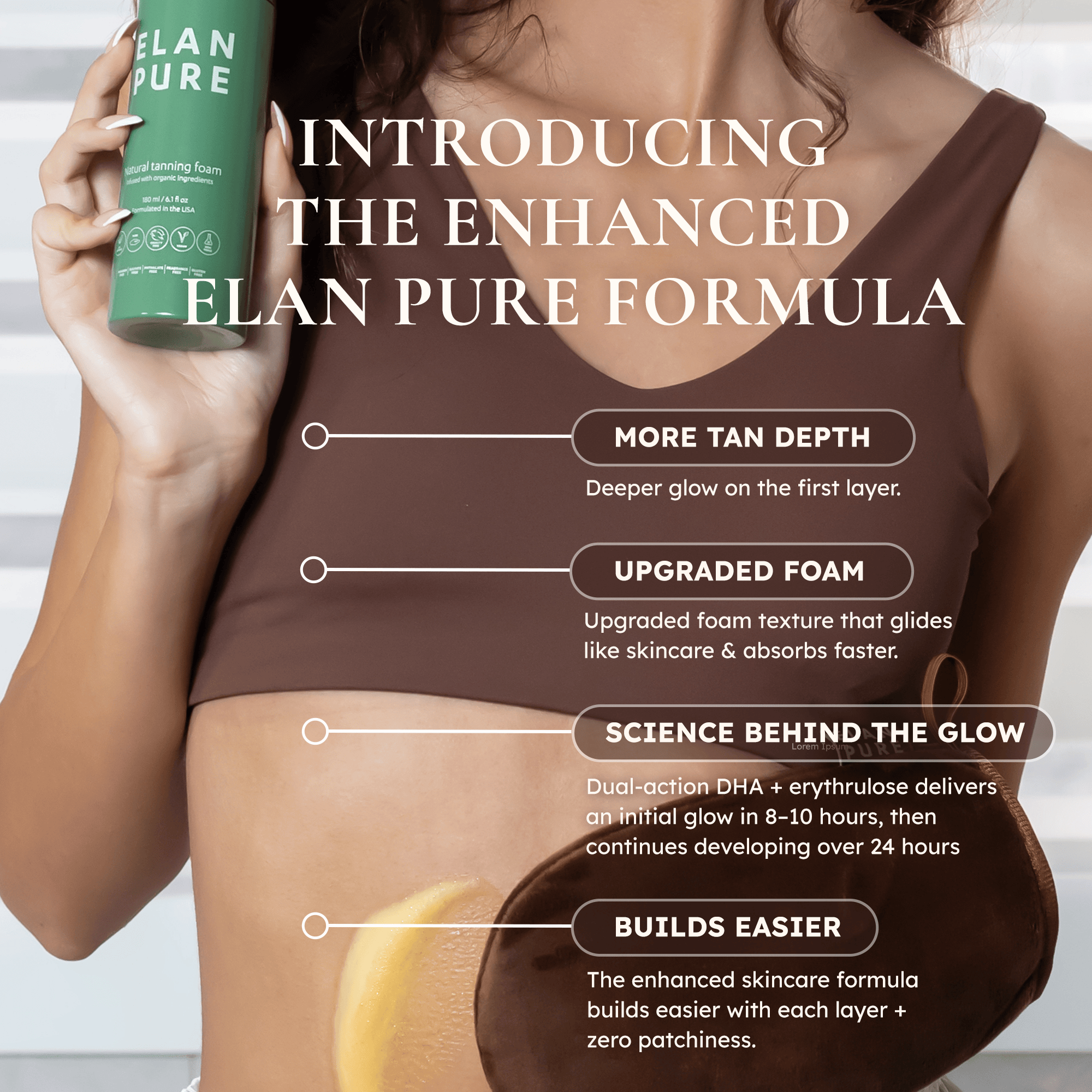 Elan Pure Beauty & Personal Care - Skincare - Tanning Oils & Self-Tanners - Body Self-Tanners Non-Toxic Self-Tanner