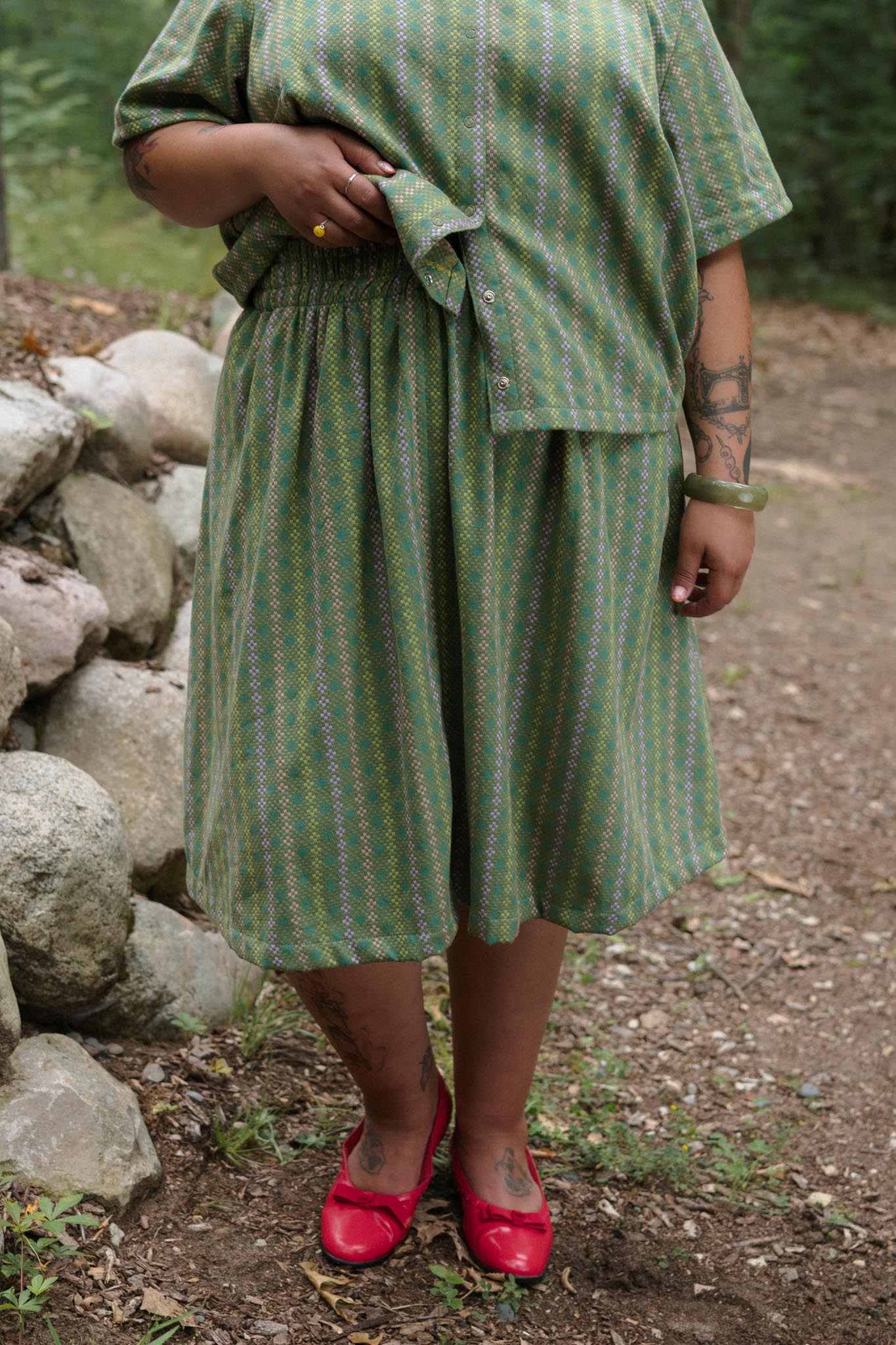 Afternoon Skirt in Aloe