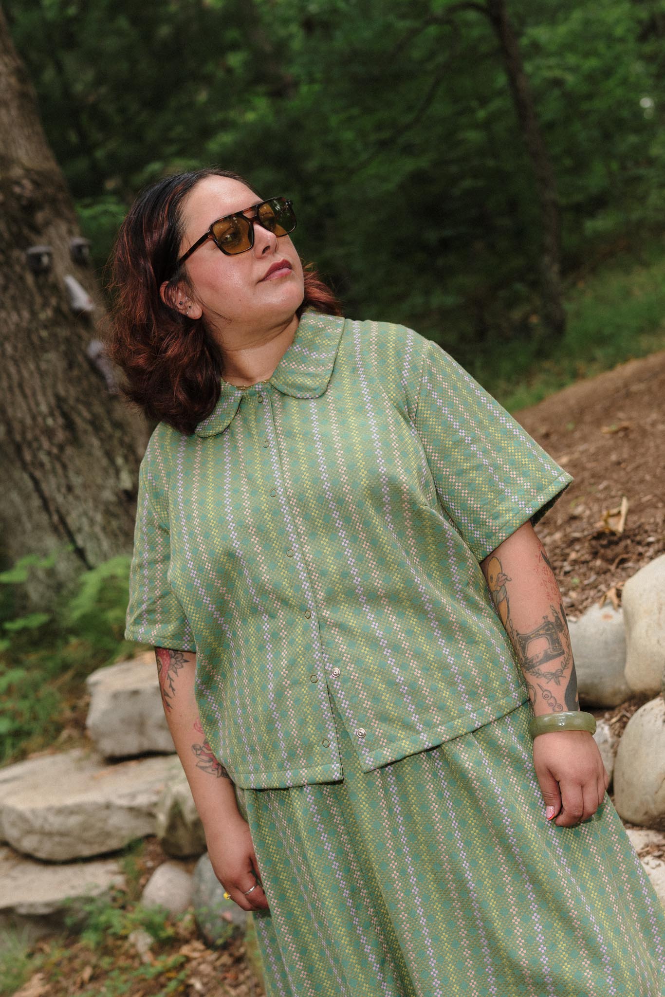 Ruthie Top in Aloe