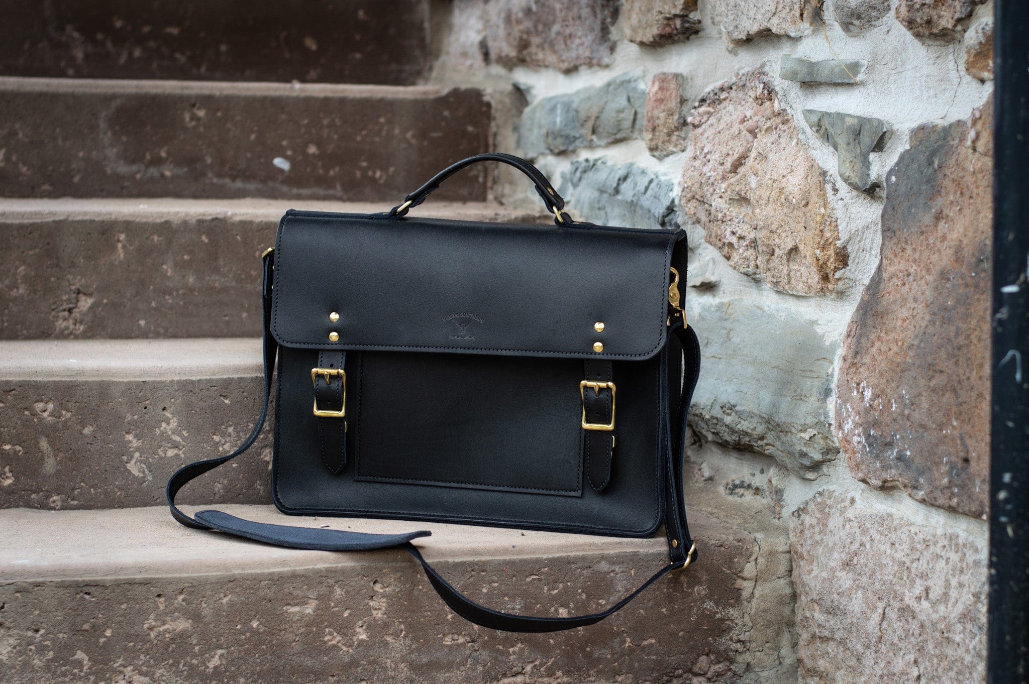 Urban Southern Bags Black Executive Briefcase