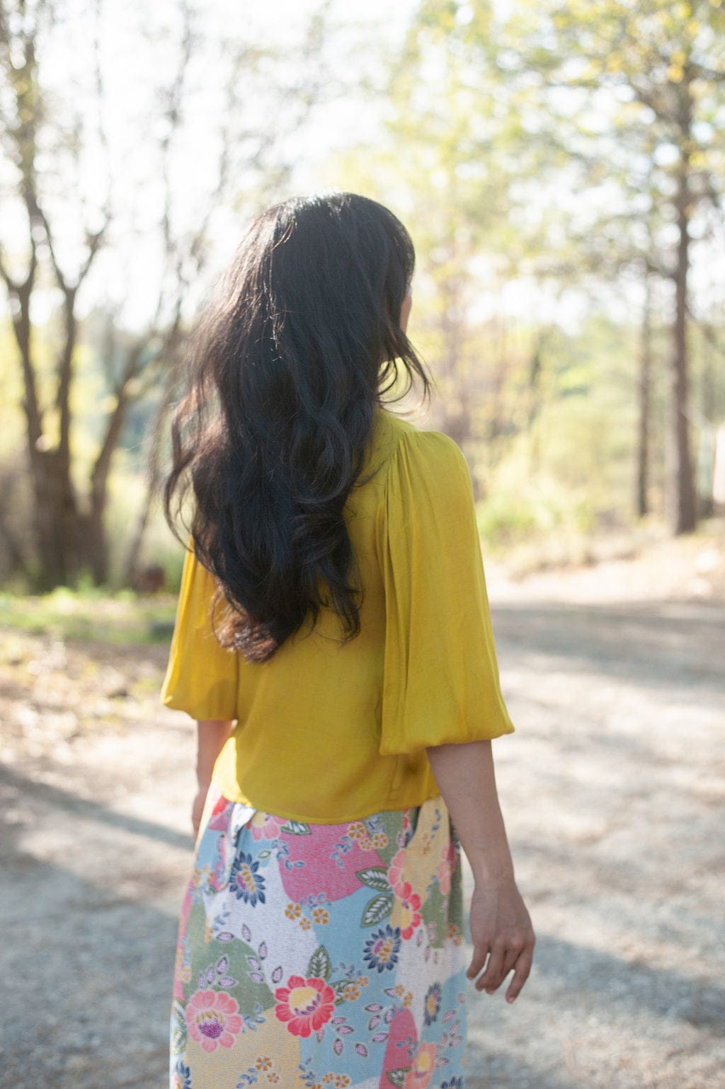 Field Day Top Poet Top in Mustard Crepe