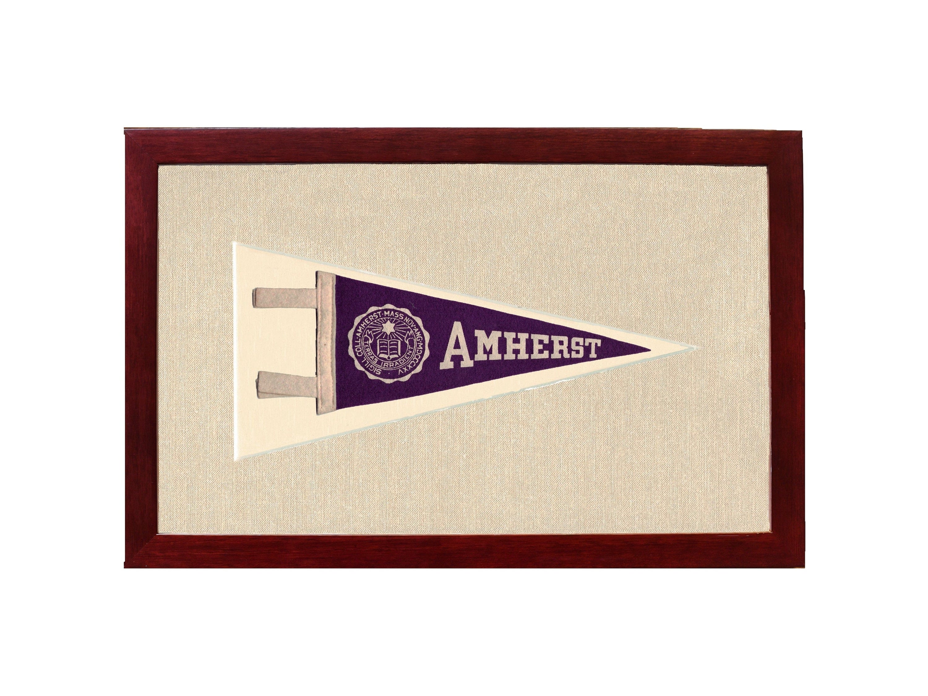 Americana Memories Vintage Pennants and Memorabilia Vintage Amherst College Pennant