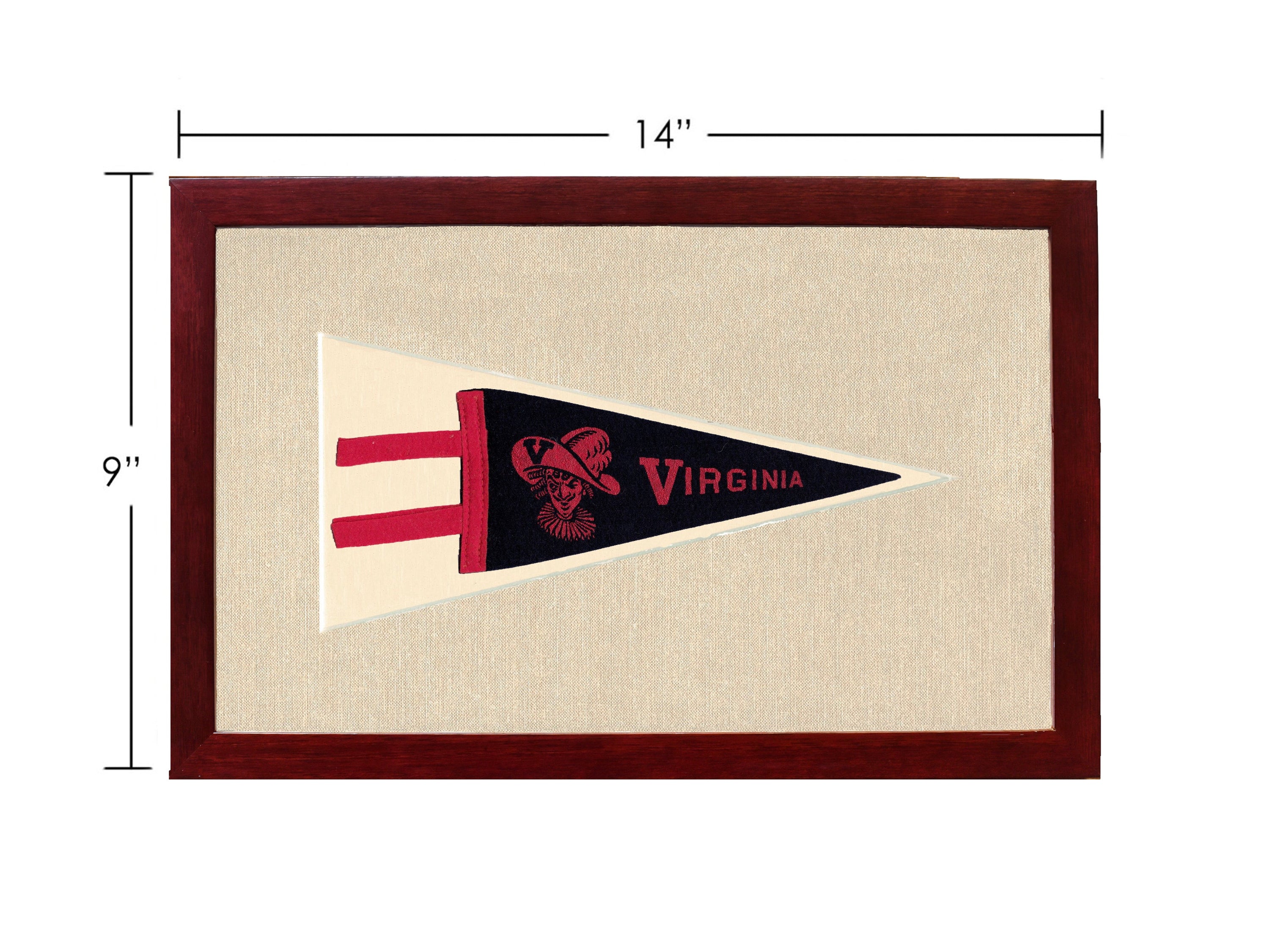 Vintage University of Virginia Pennant