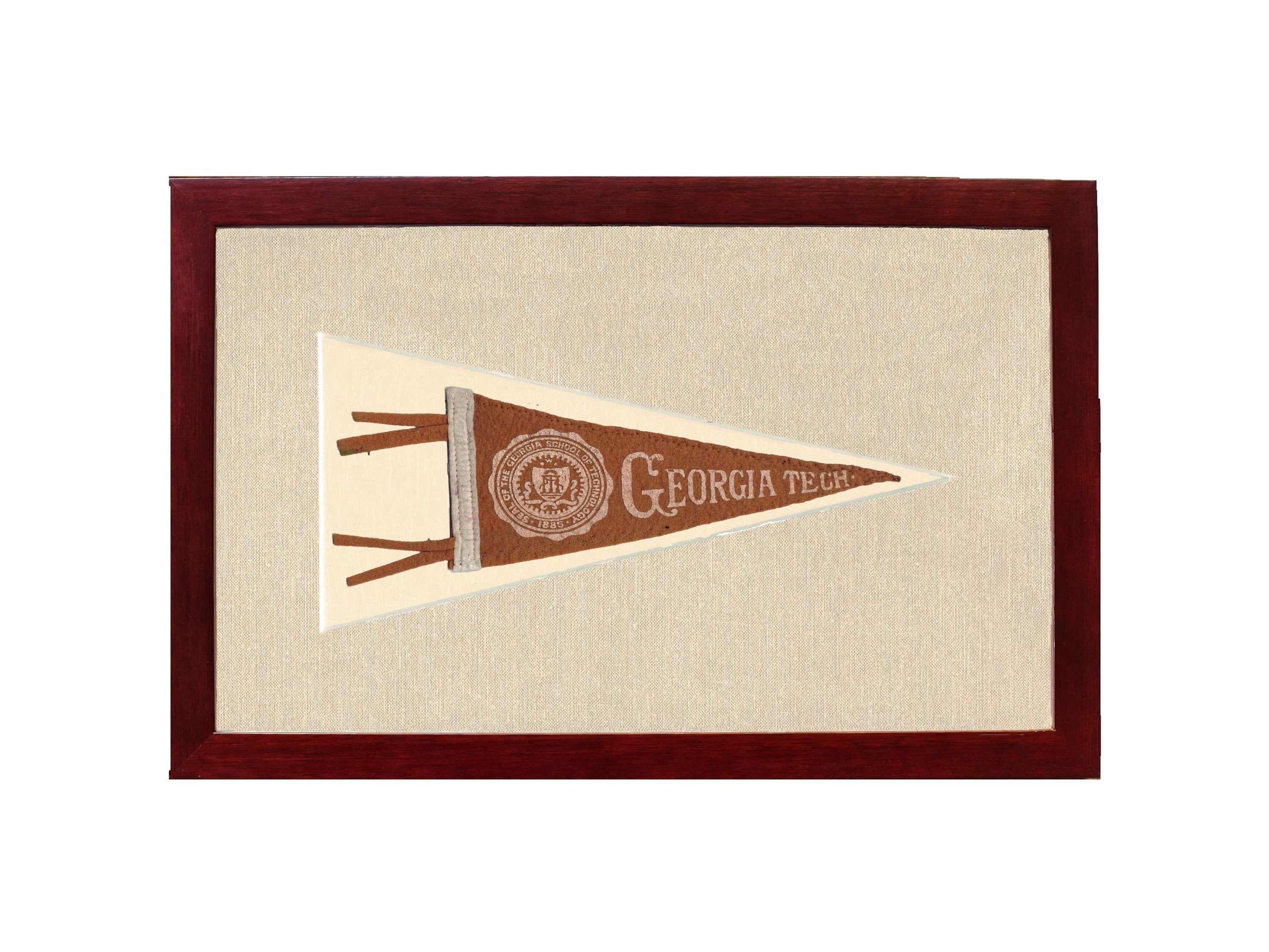 Americana Memories Vintage Pennants and Memorabilia Vintage Georgia Tech Pennant