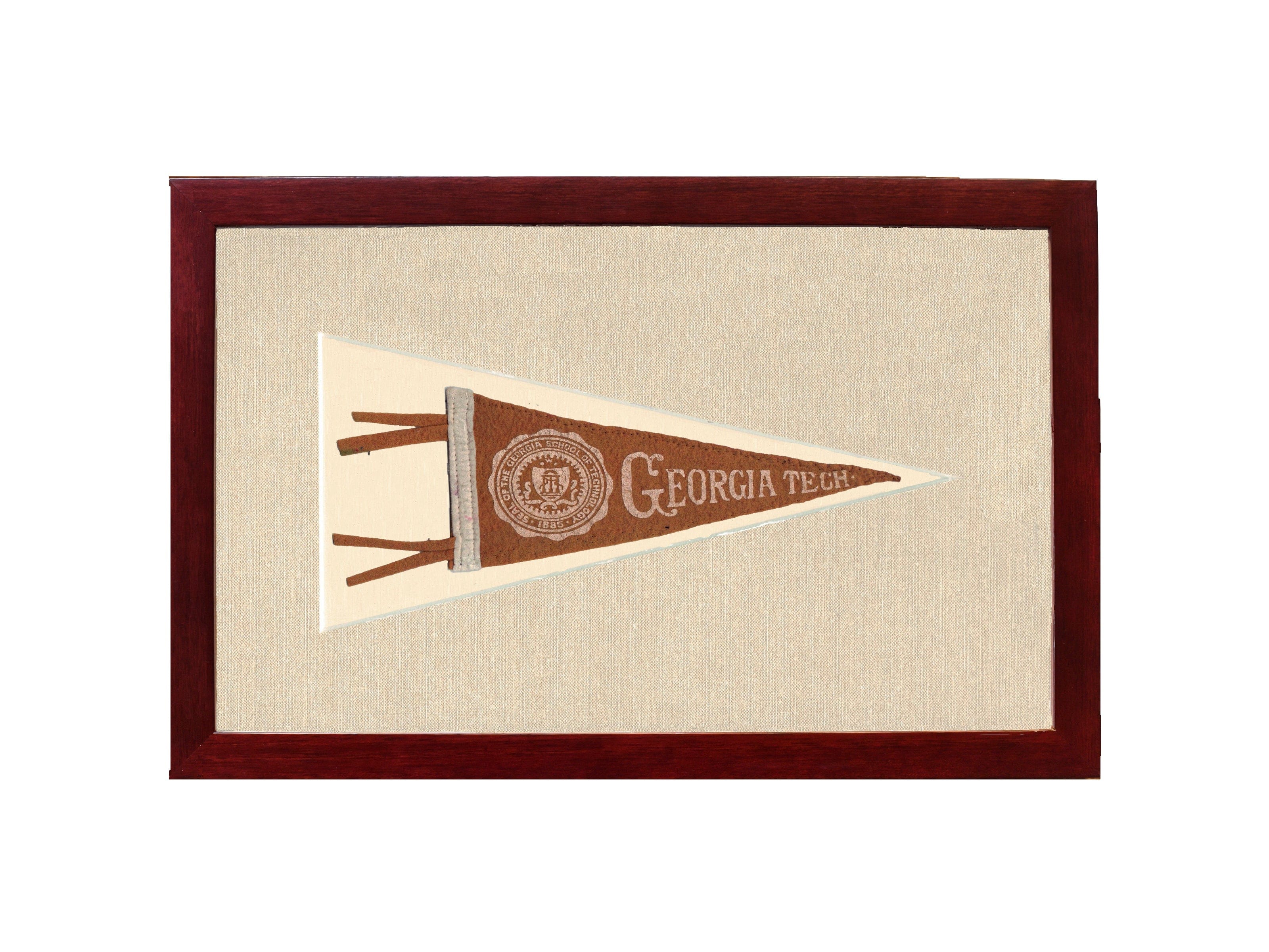Americana Memories Vintage Pennants and Memorabilia Vintage Georgia Tech Pennant