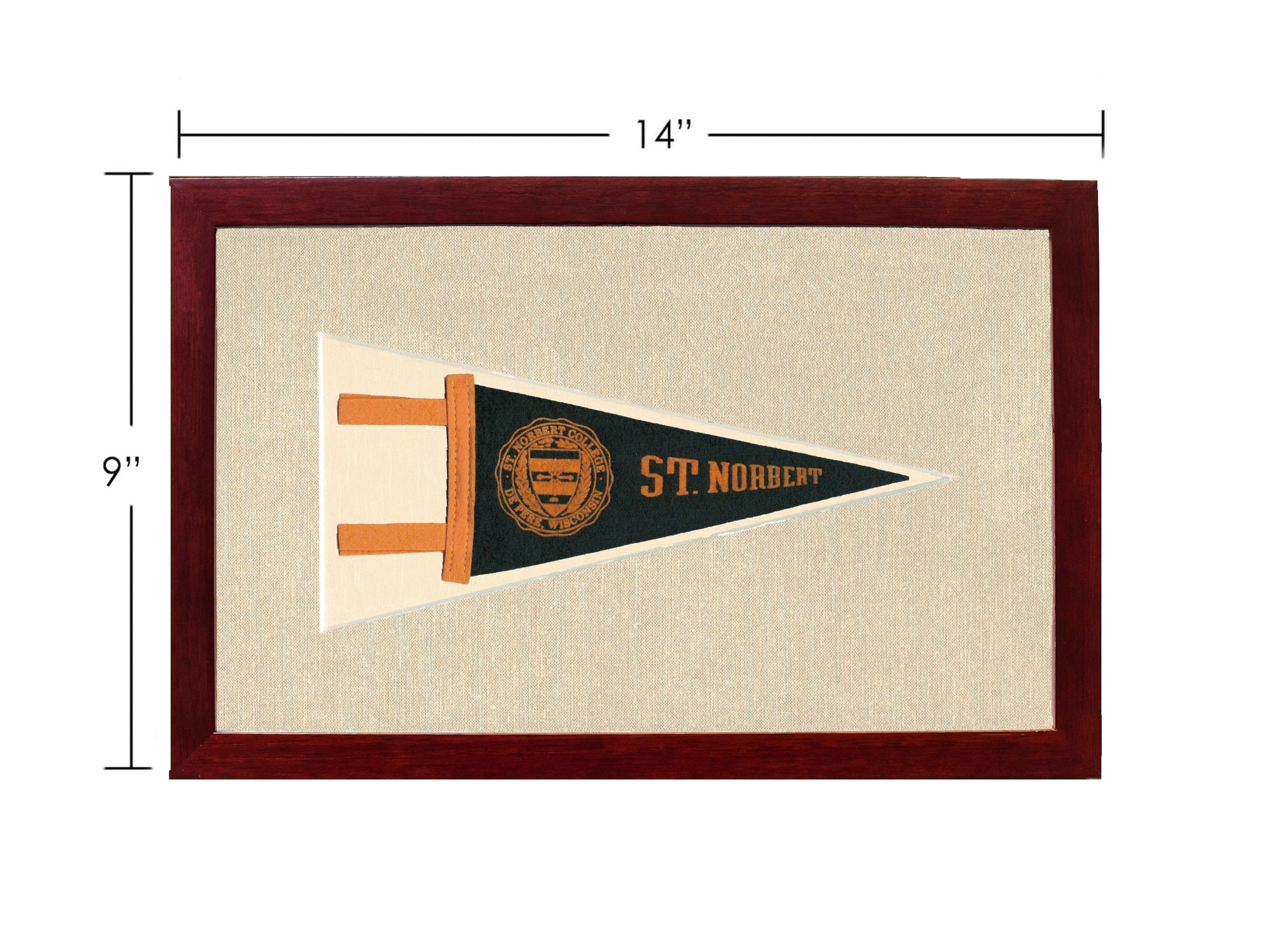 Americana Memories Vintage Pennants and Memorabilia Vintage St Norbert College Pennant