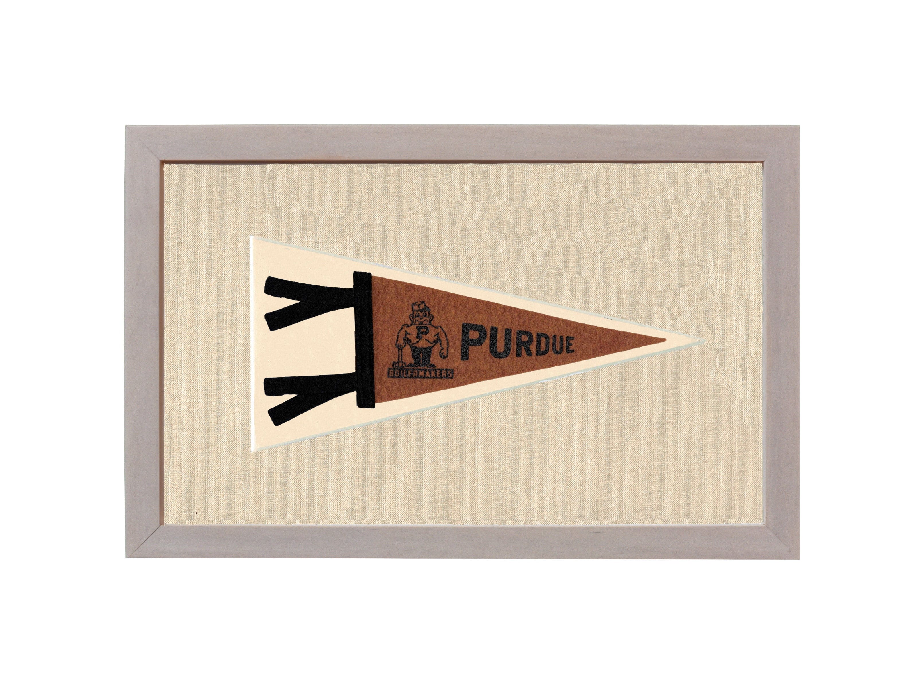 Americana Memories Vintage Pennants and Memorabilia Vintage Purdue Pennant