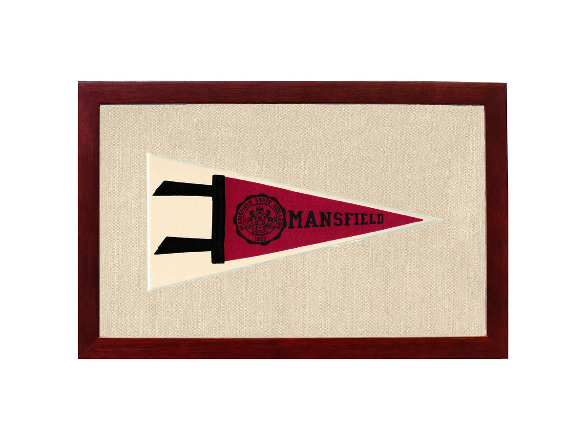 Vintage Mansfield State College Pennant