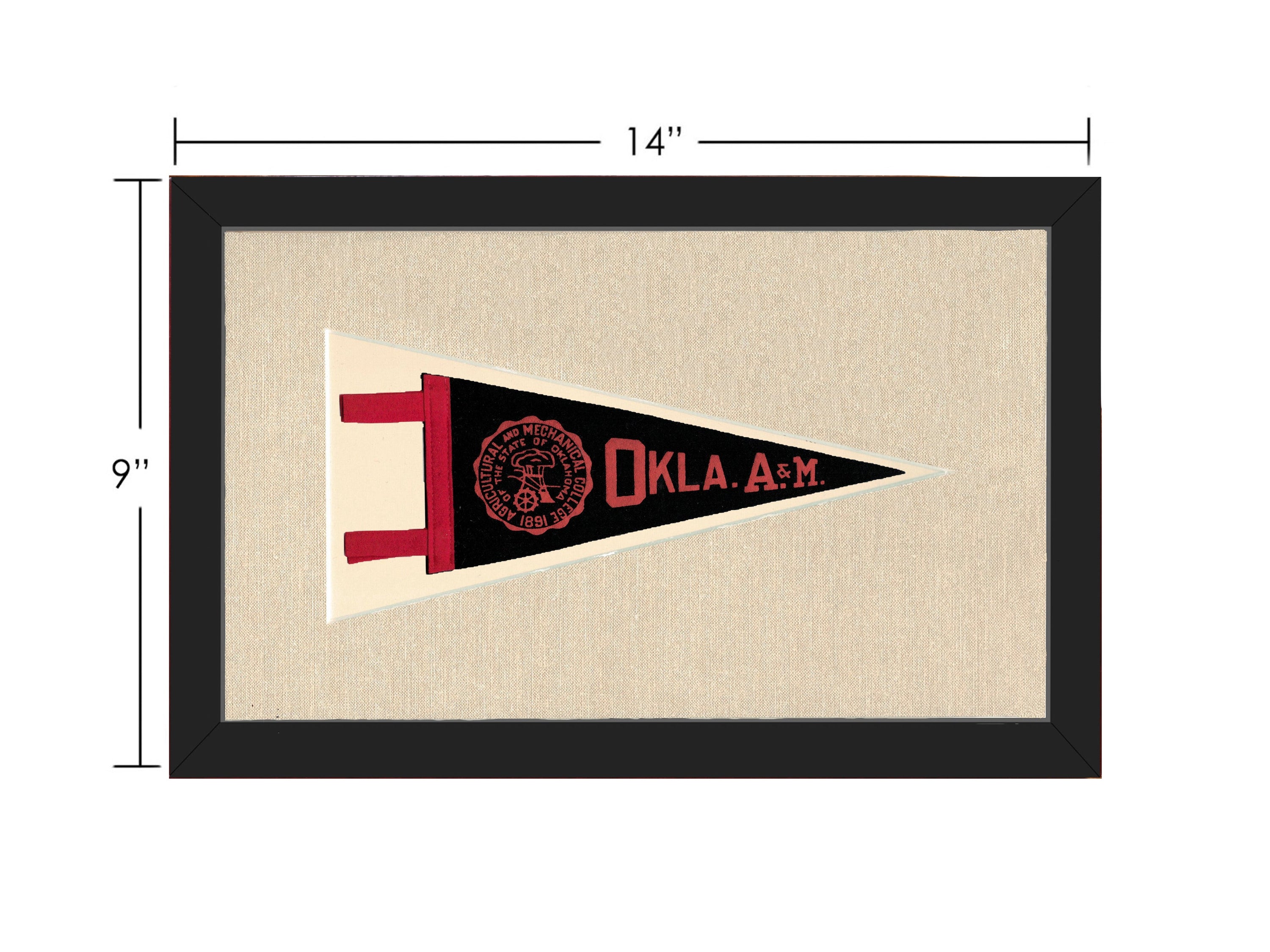 Vintage Oklahoma A&M Pennant