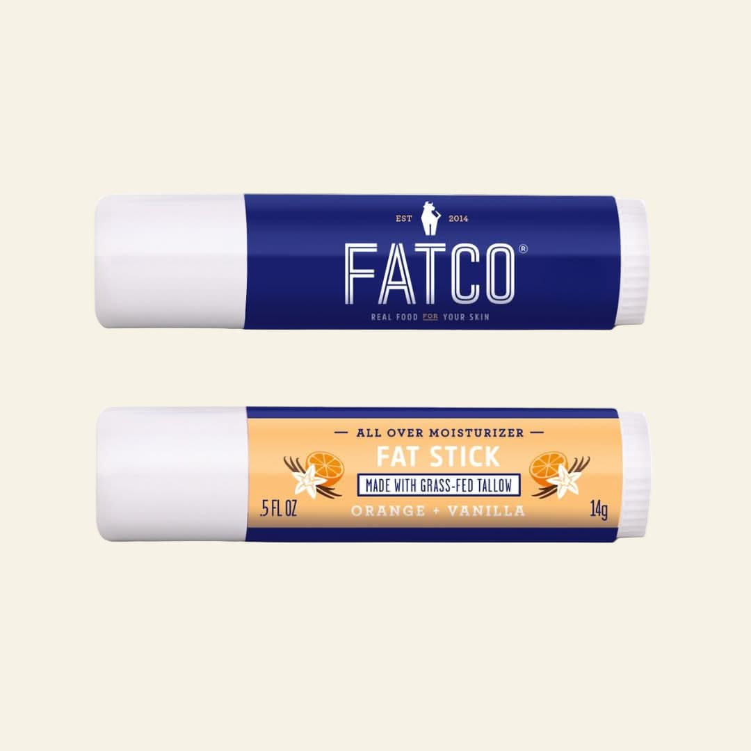 FATCO Skincare Products Fat Stick, Orange + Vanilla, 0.5 Oz