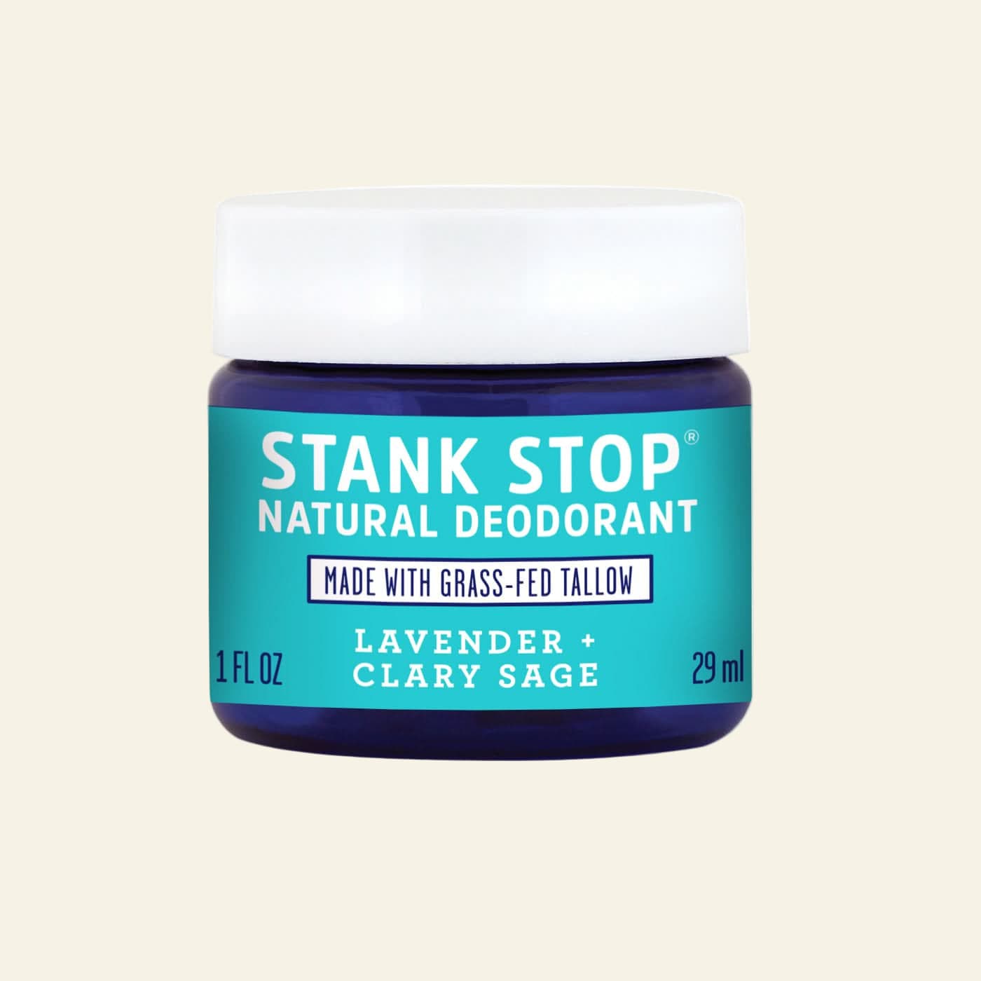 Stank Stop Cream Deodorant, Lavender+Sage, 1 Oz - My American Goods