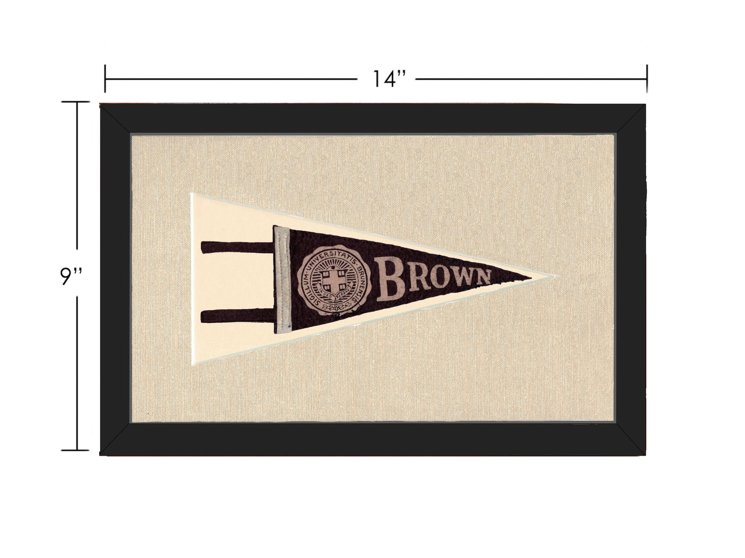 Americana Memories Vintage Pennants and Memorabilia Vintage Brown University Pennant