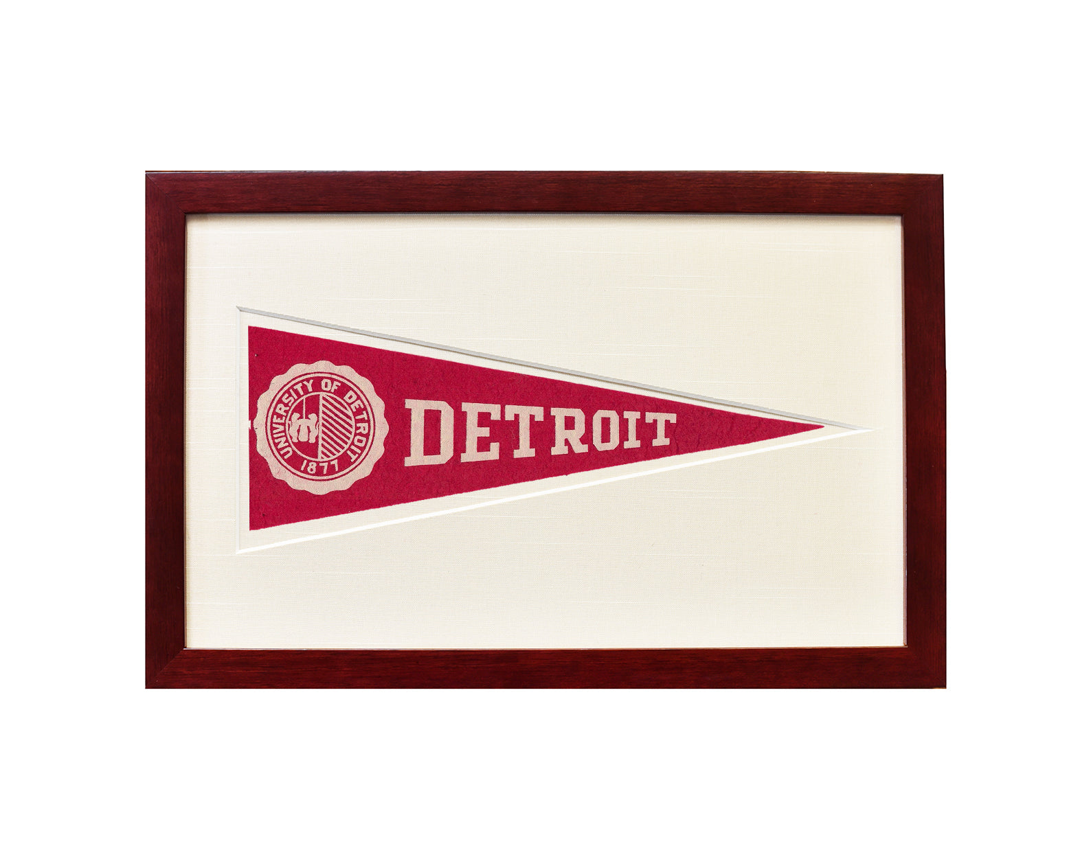 Vintage Detroit University Hormel Pennant