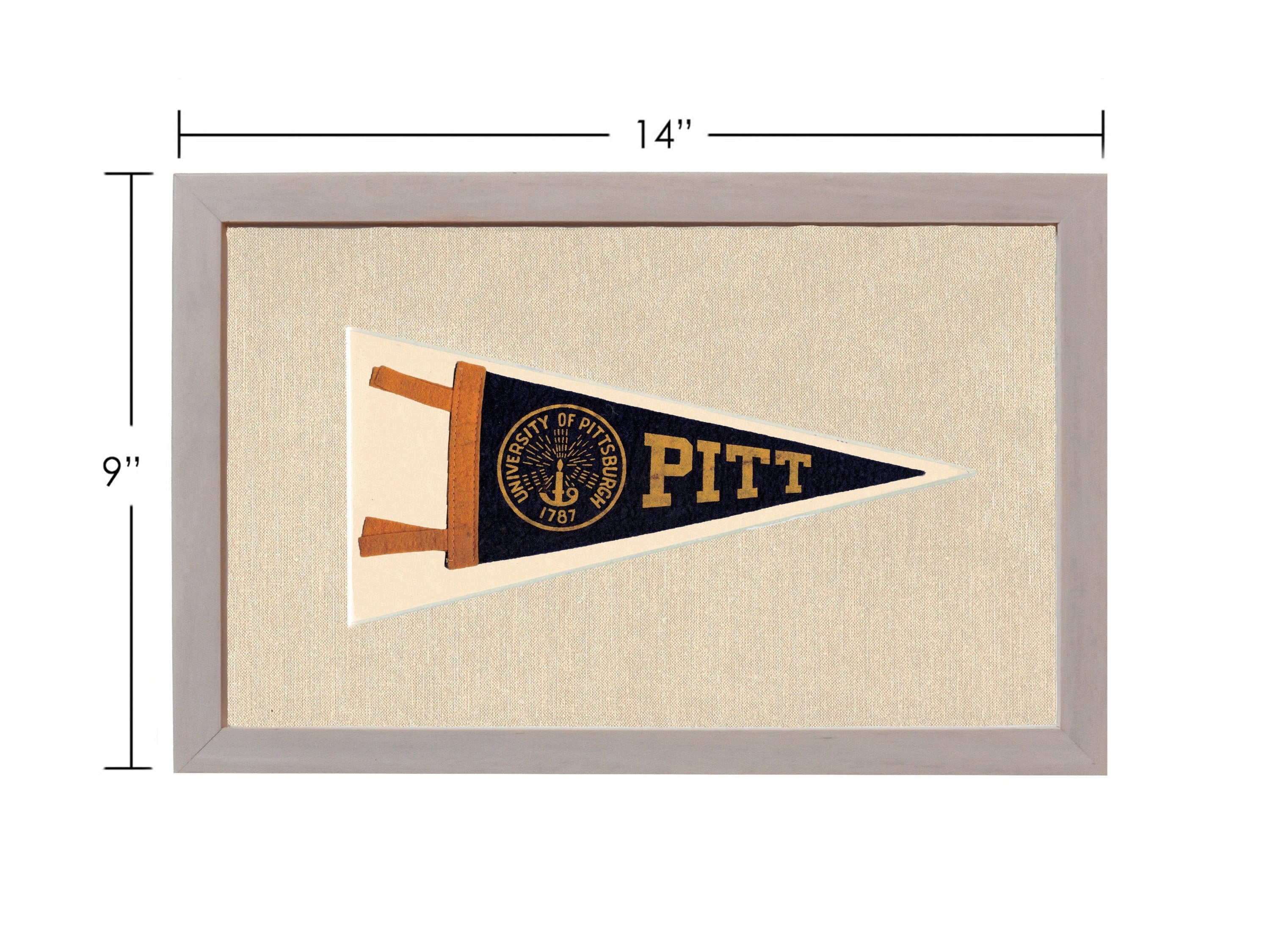 Americana Memories Vintage Pennants and Memorabilia Vintage University of Pittsburgh Pennant